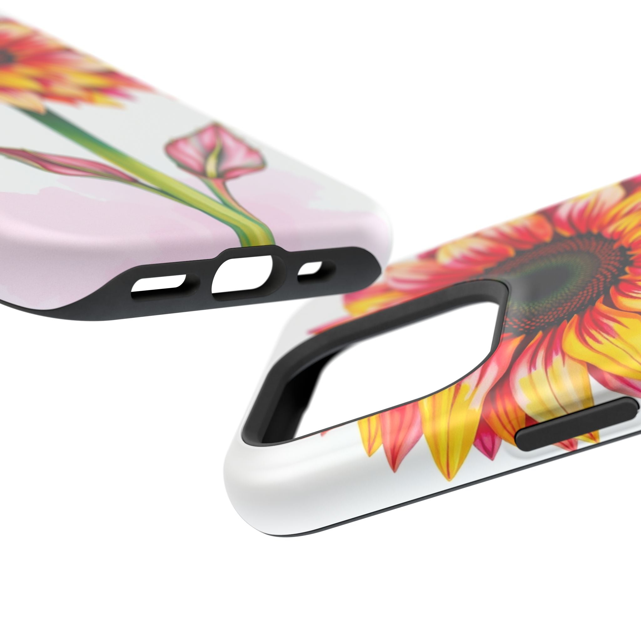iPhone Sunflower Pop Vibrant Watercolor Slim Snap Case · iPhone Case