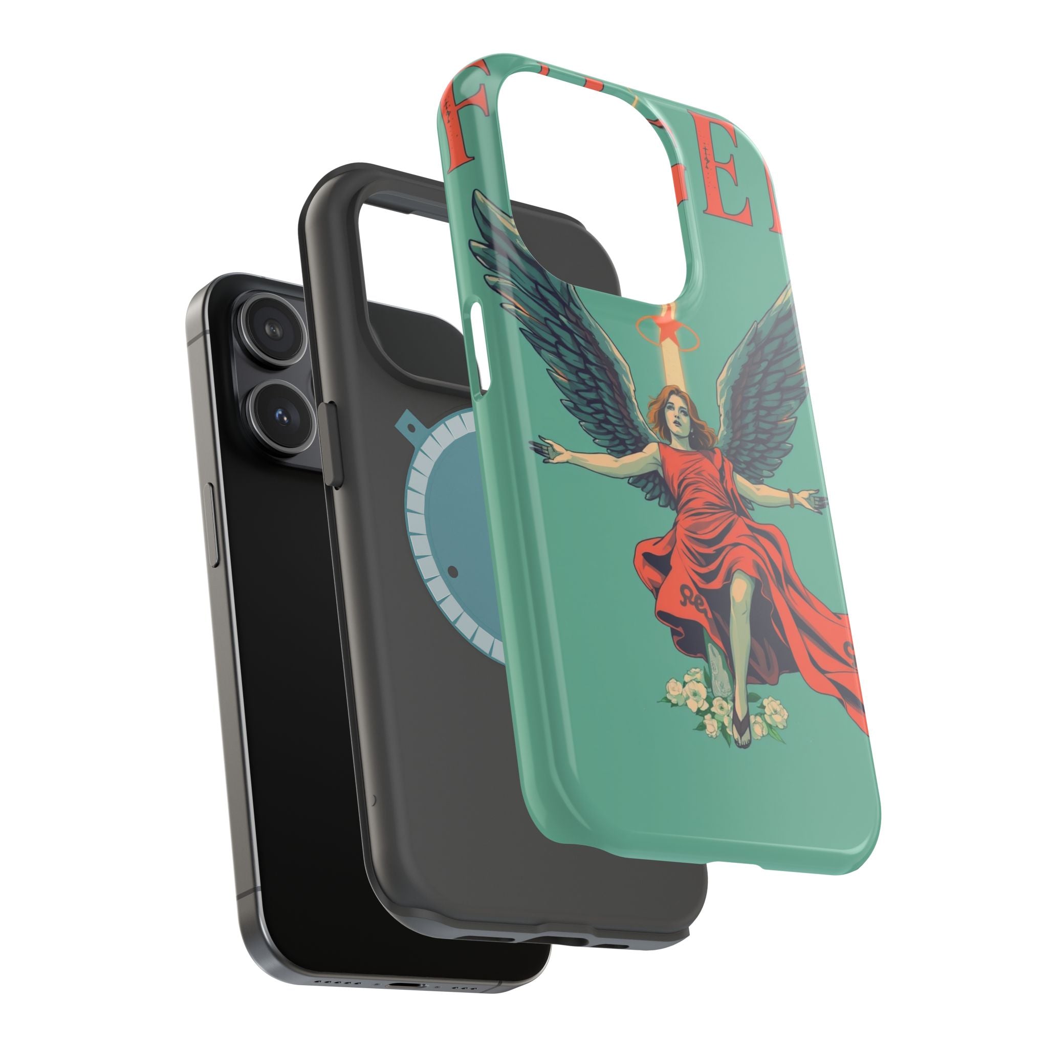 iPhone Radiant Fallen Angel Design Bold Modern Everyday Snap Case · iPhone Case
