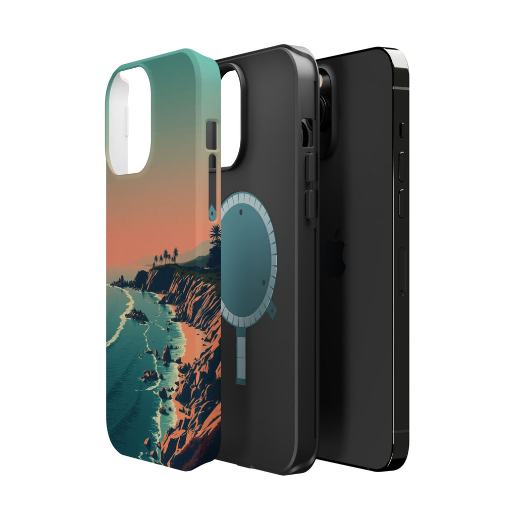 iPhone Radiant Pebble Beach Design Bold Modern Everyday Snap Case · iPhone Case