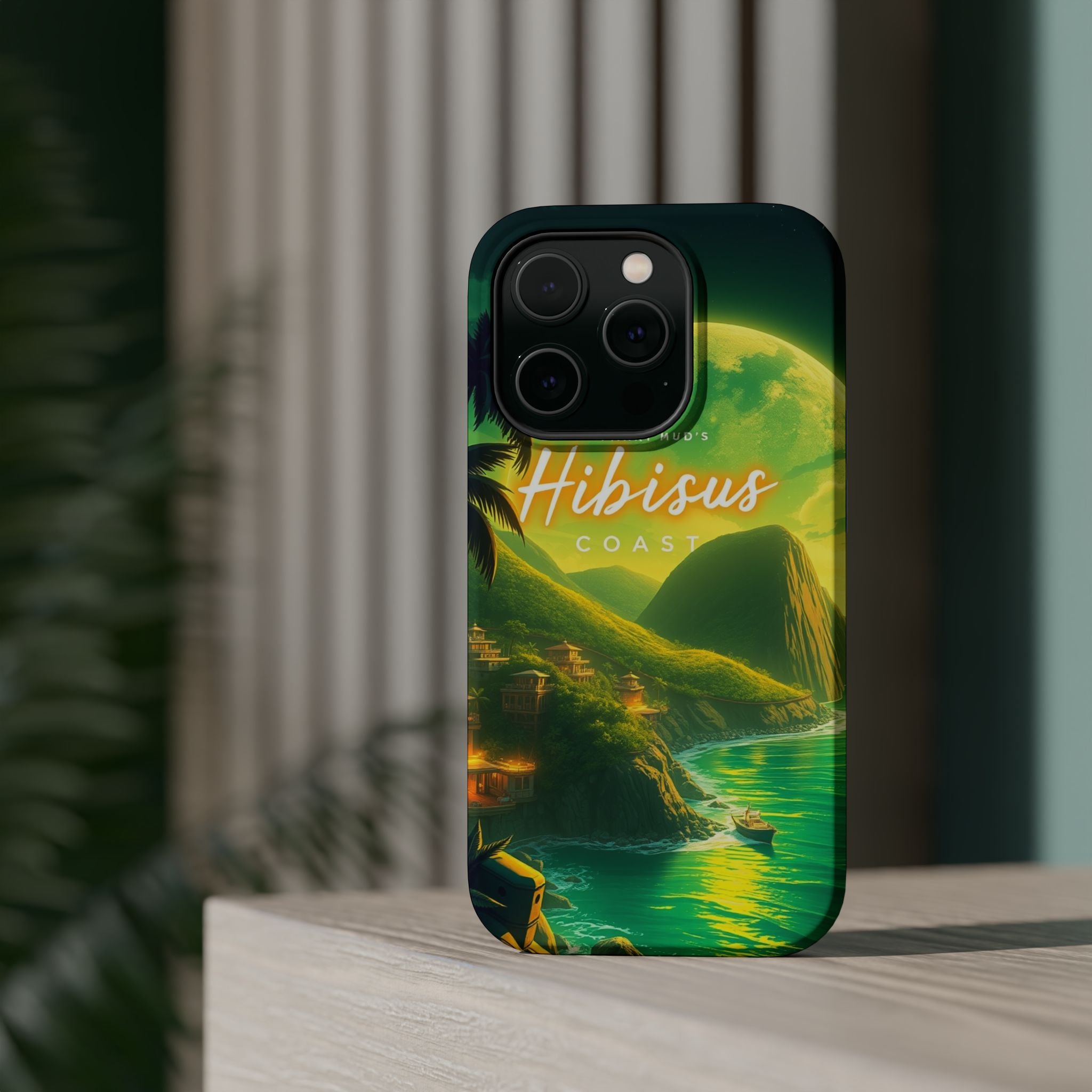 iPhone Dreamy Hibiscus Coast Design Slim Everyday Designer Case · iPhone Case