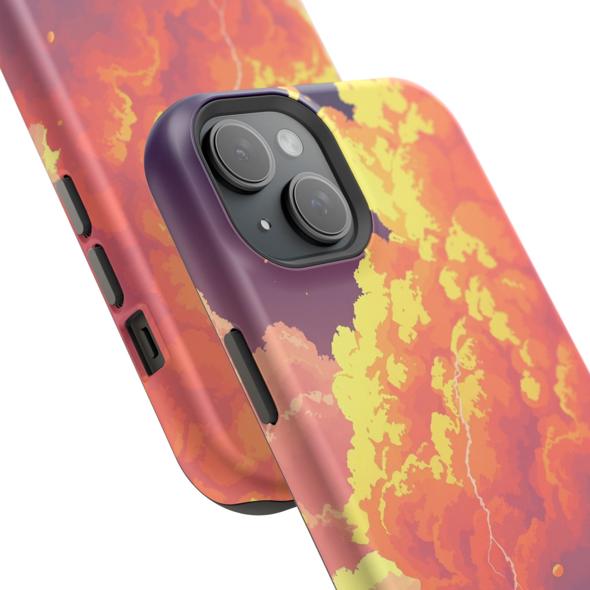iPhone Sunset Amber And Peach Petal Storm Slim iPhone Everyday Designer · iPhone