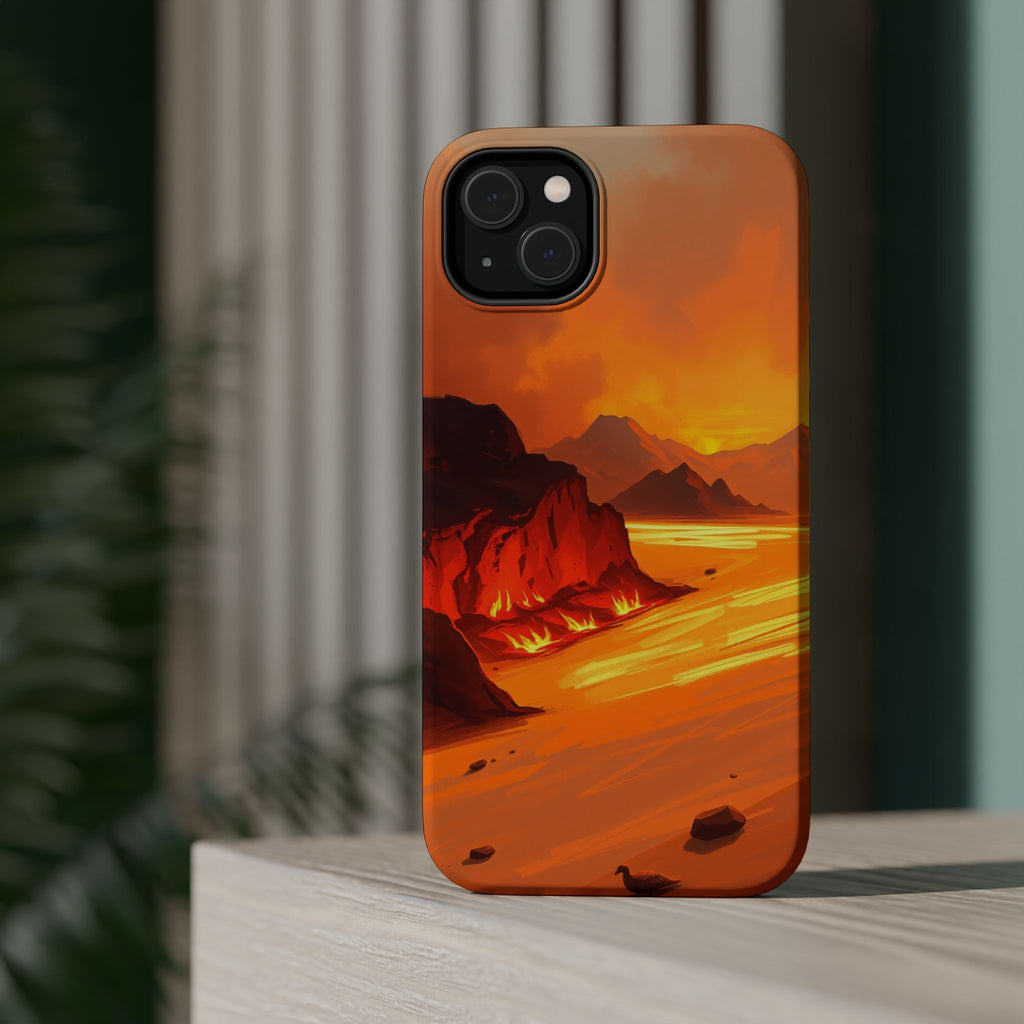 iPhone Burnt Orange And Sand Wildfire Glow Slim iPhone Everyday · iPhone Case