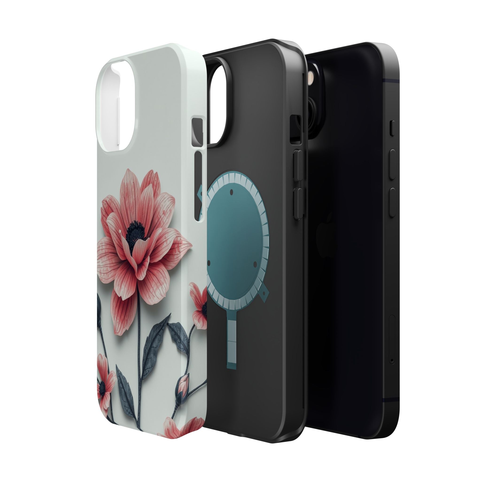 iPhone Dreamy Floral Ink Wash Design Slim Everyday iPhone 12 Designer · iPhone C