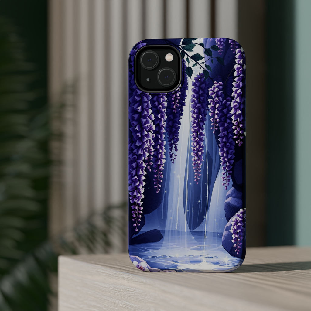 iPhone Wisteria Cascade Serene Design Slim Snap Case Ga · iPhone Case