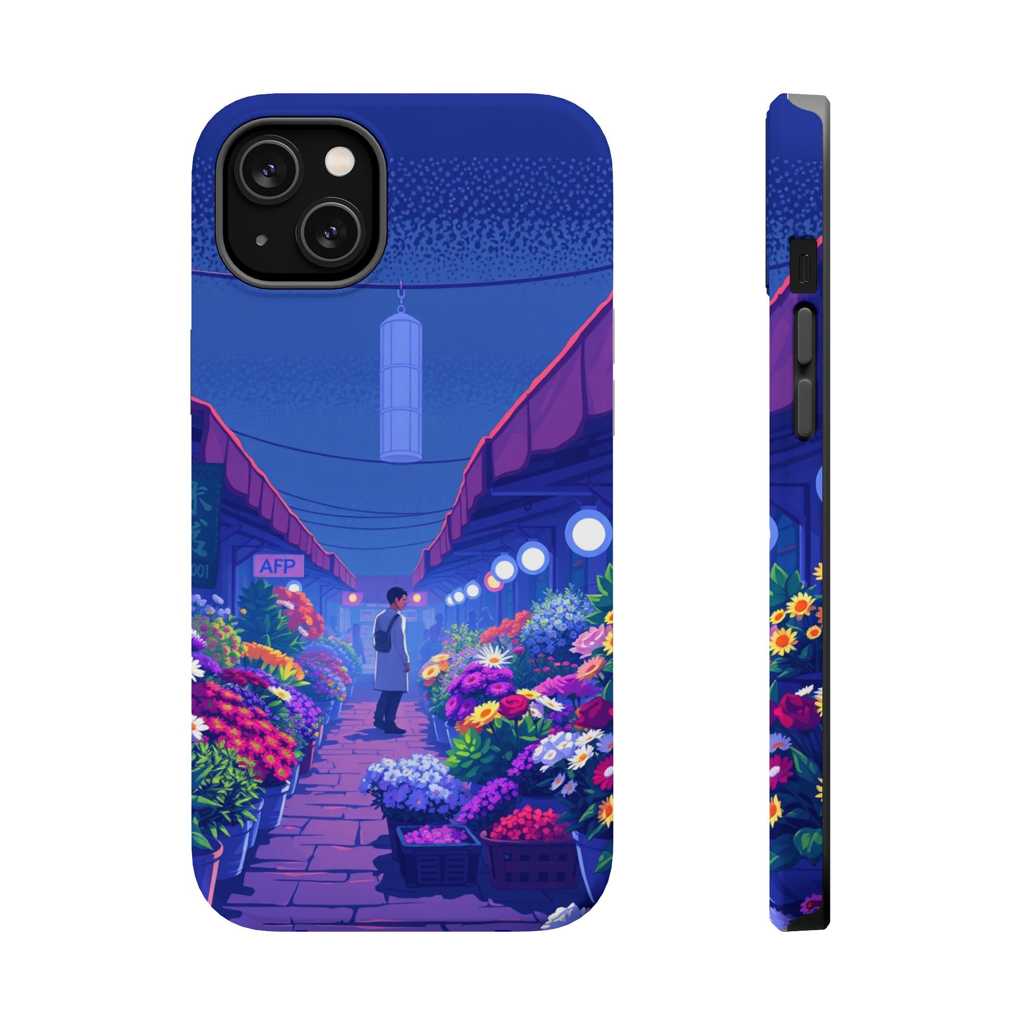 iPhone Flower Market Electric Art Bold Modern Everyday Snap Case · iPhone Case