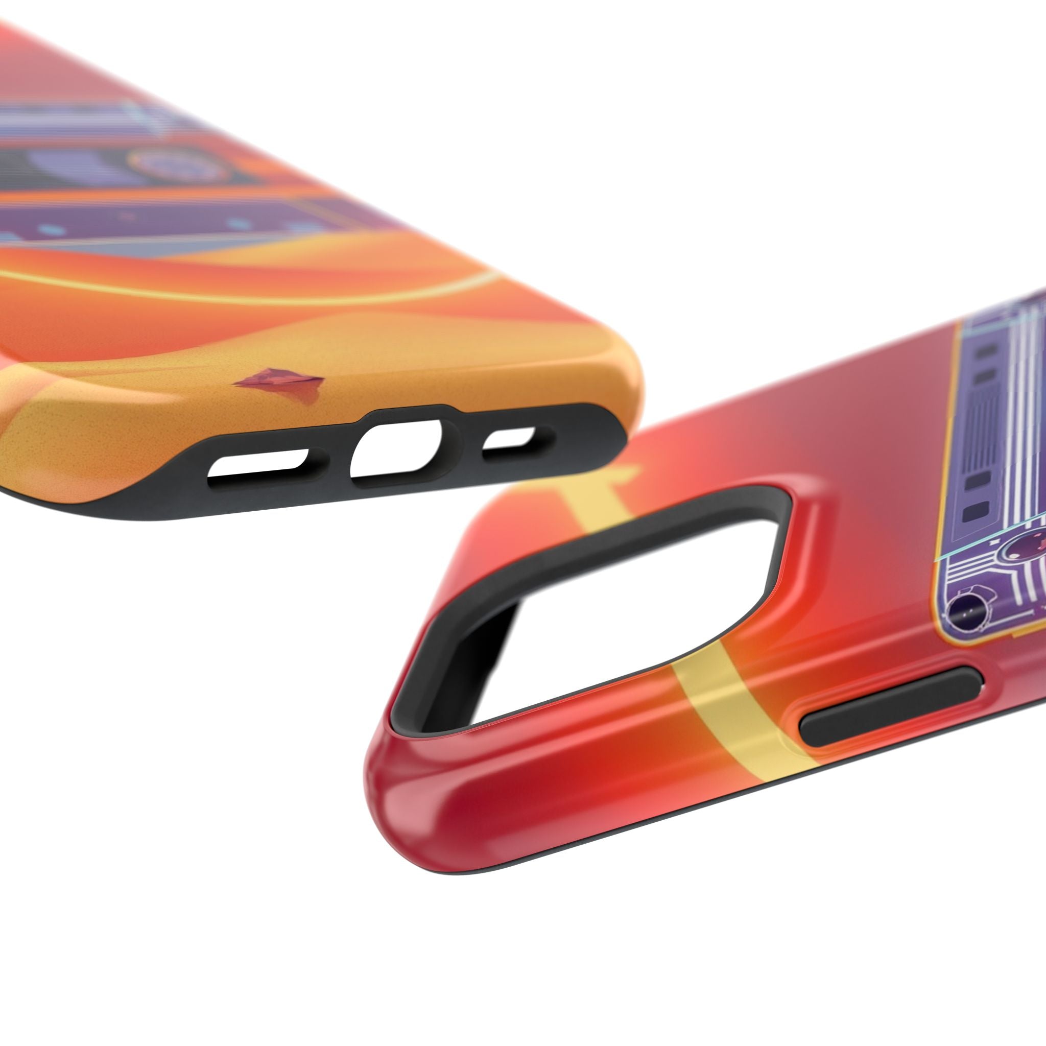 iPhone Cassette Tape Rewind Bold Art Slim Everyday Designer Case · iPhone Case