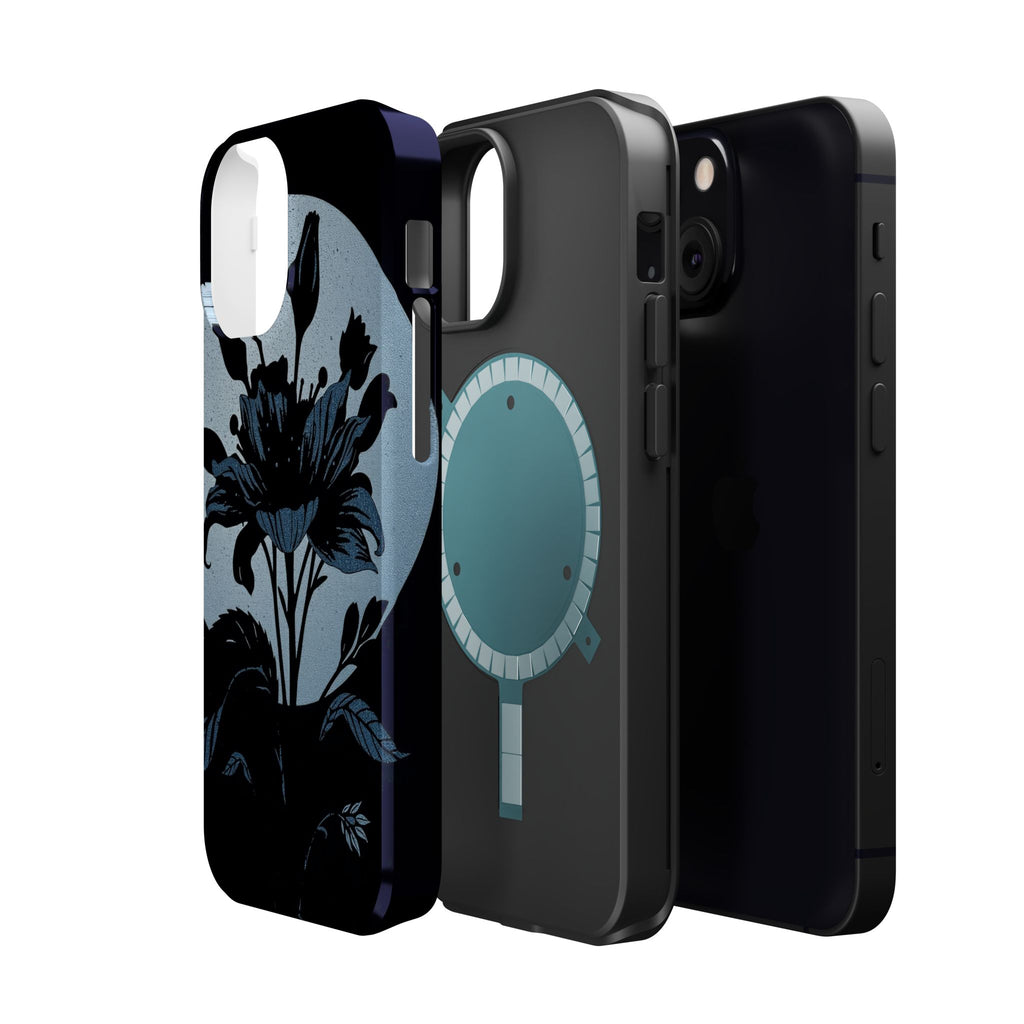 iPhone Radiant Floral Silhouette Design Slim Everyday Designer Case · iPhone Cas