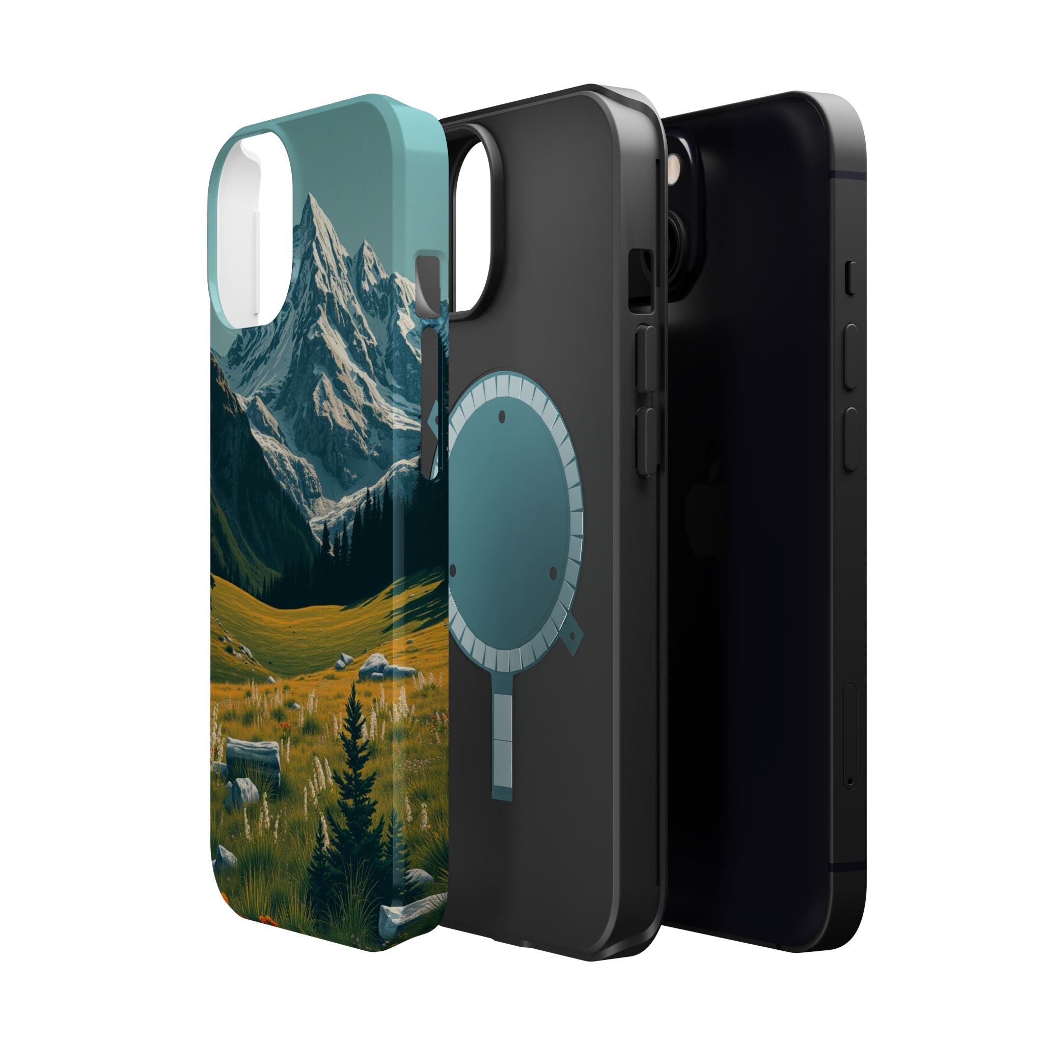 iPhone Alpine Meadow Bold Art 19 Bold Modern Everyday Snap Case · iPhone Case