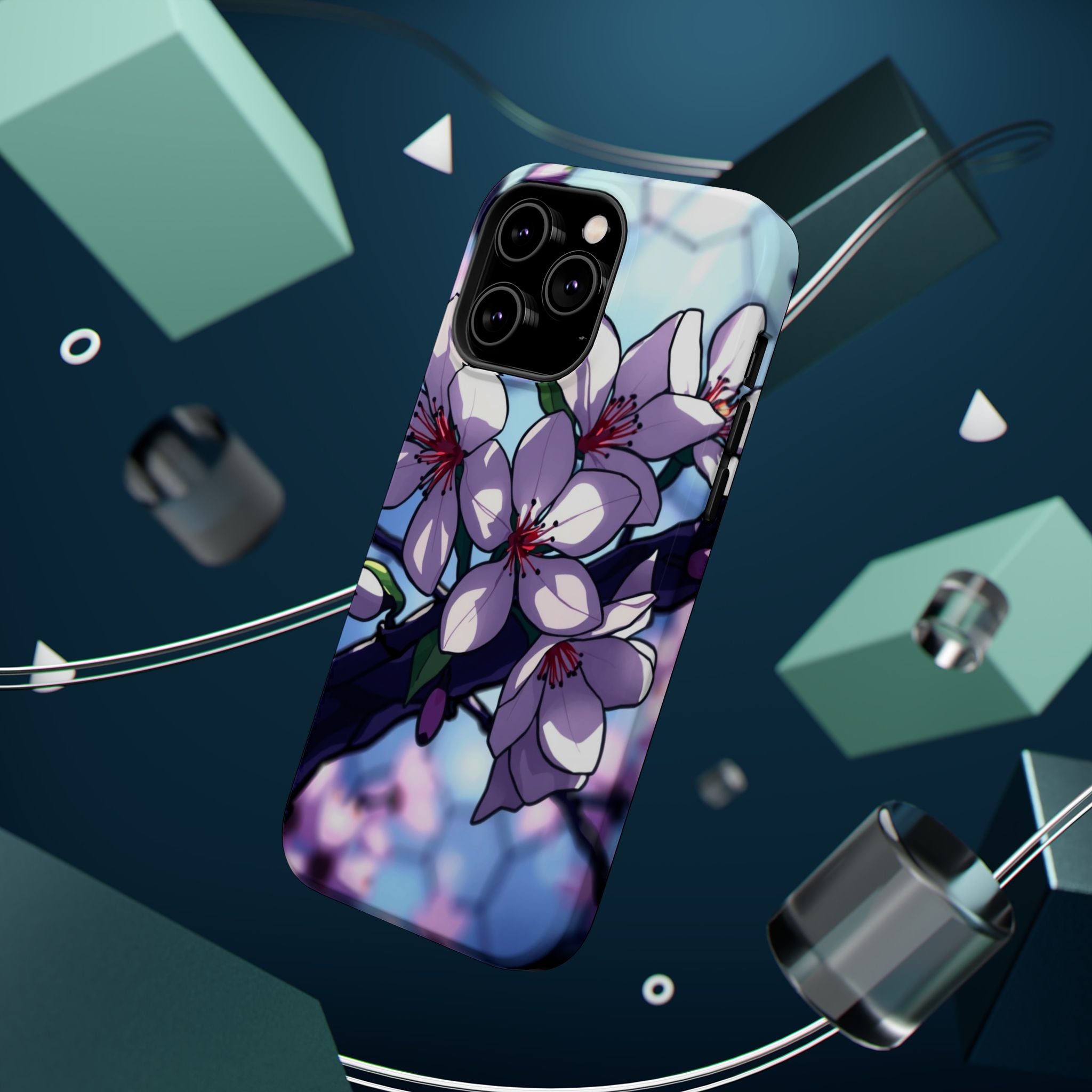 iPhone Dreamy Cherry Blossom Design Slim Everyday Designer Case · iPhone Case