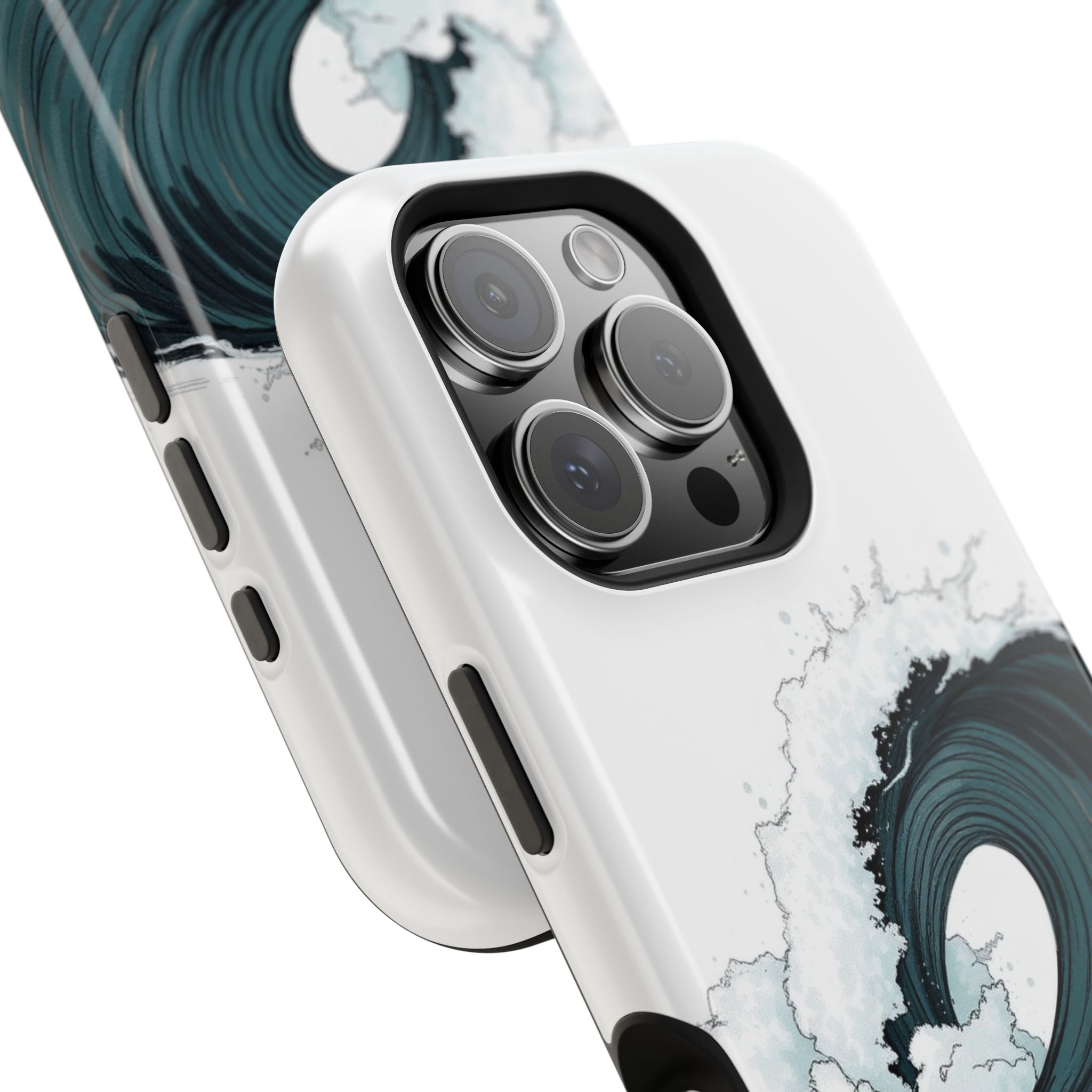iPhone Ocean Wave Crash Hand-Drawn Sketch Slim iPhone Everyday Designer · iPhone