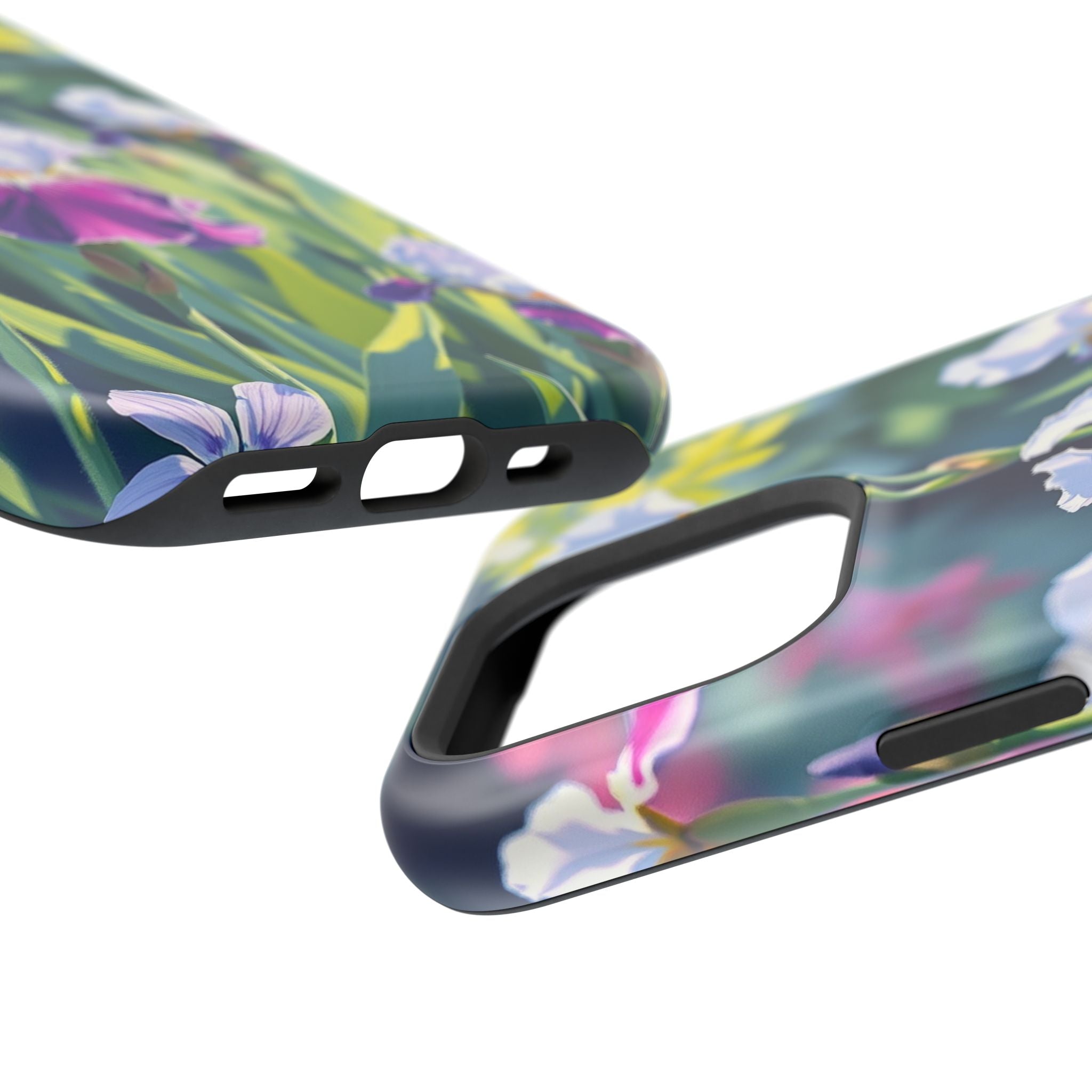 iPhone Vibrant Iris Garden Design Bold Modern Everyday Snap Case · iPhone Case