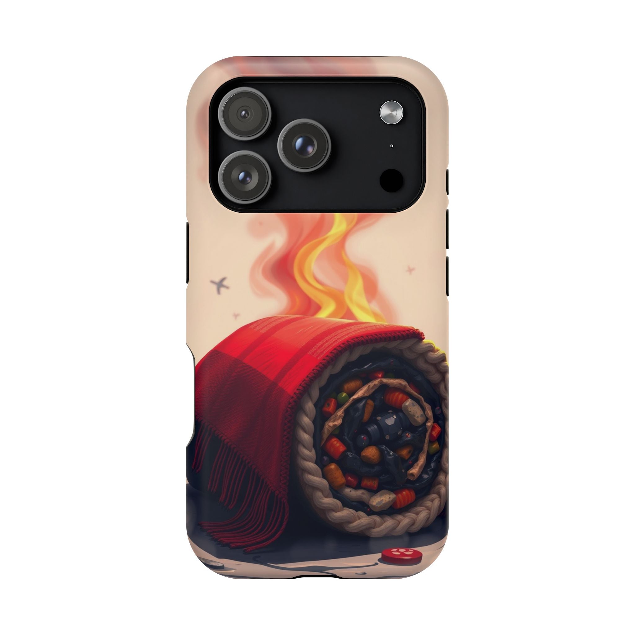 iPhone Serene Blanket Burrito Design Slim Everyday Designer Case · iPhone Case