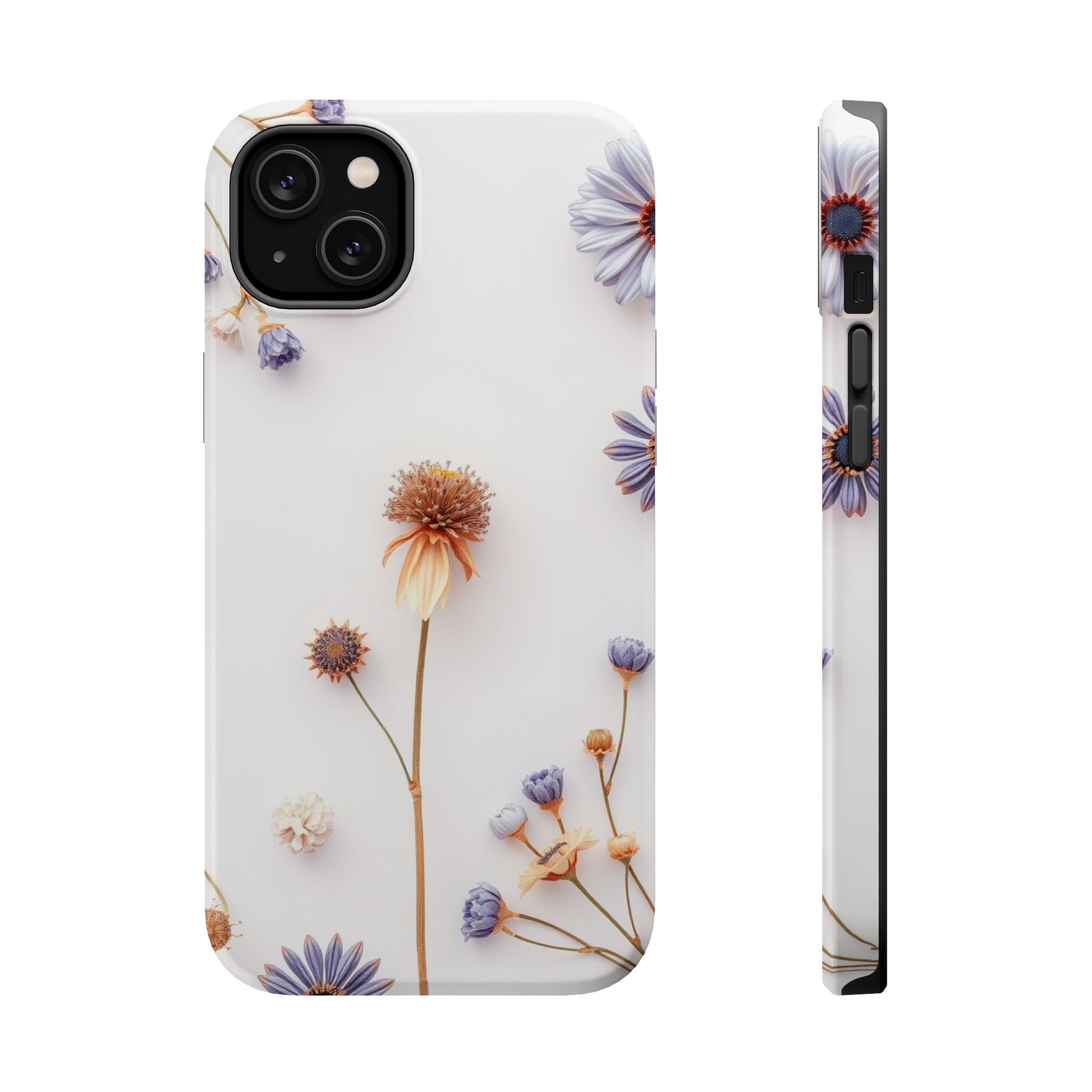 iPhone Dried Flower Flat Lay Bold Art Slim Everyday Designer Case · iPhone Case