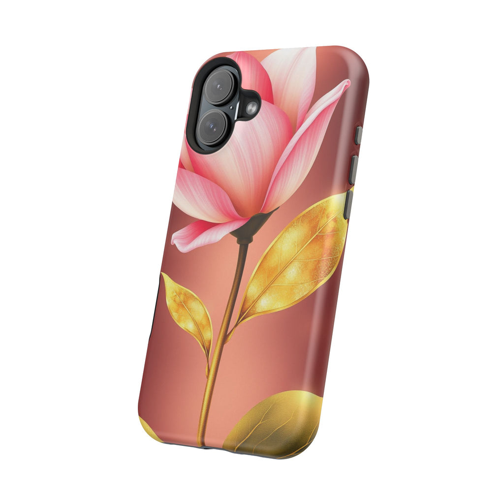 iPhone Dreamy Bloom and Leaf Design 14 Slim Everyday Designer Case · iPhone Case