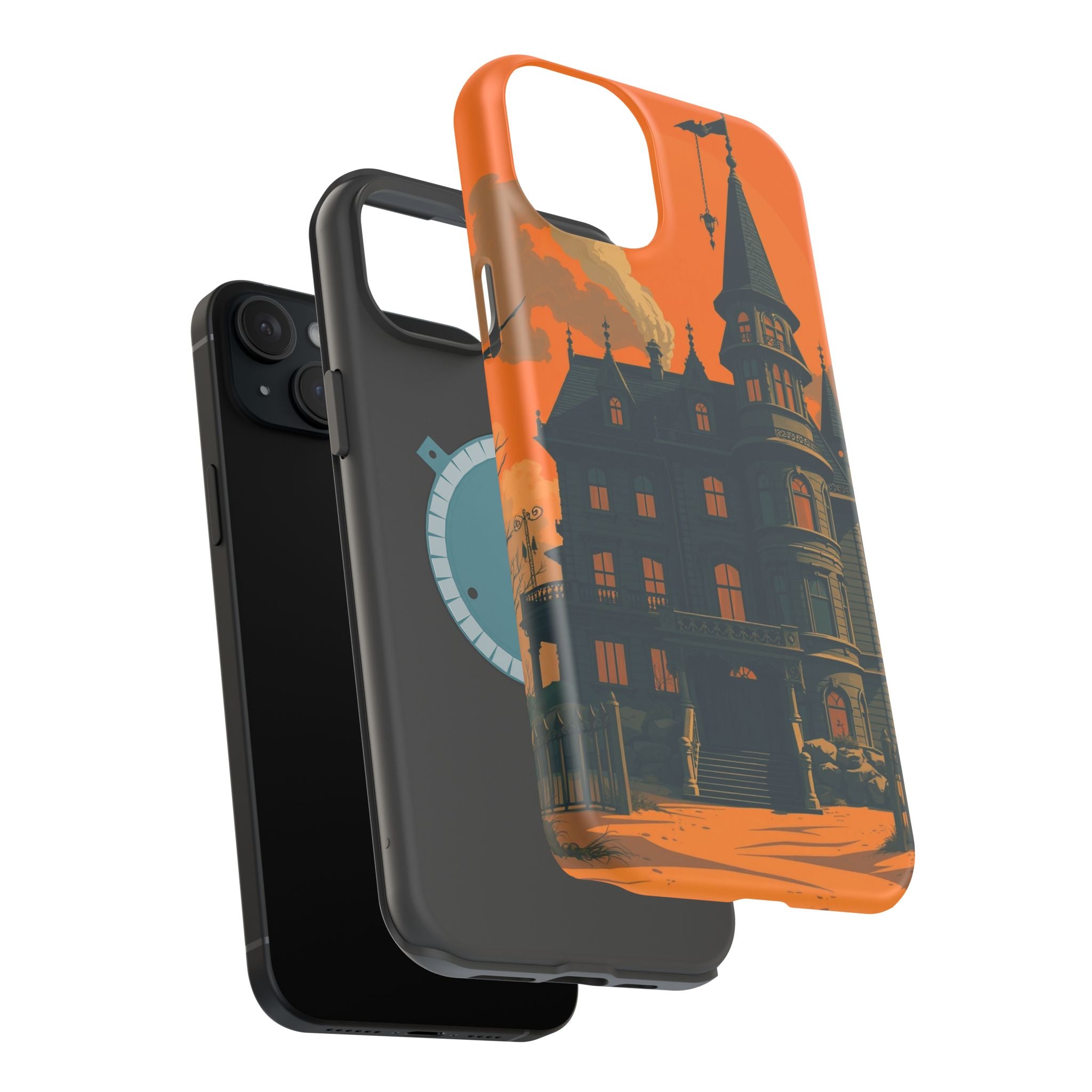 iPhone Vibrant Haunted Mansion Design Slim Everyday Designer Case · iPhone Case