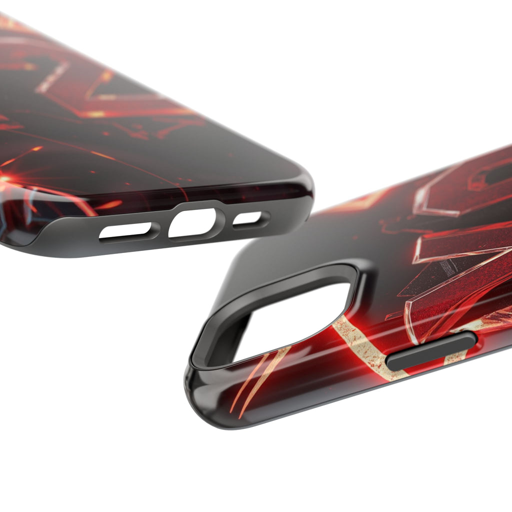 iPhone Y2K Holographic Bold Art Slim Everyday Designer Case · iPhone Case