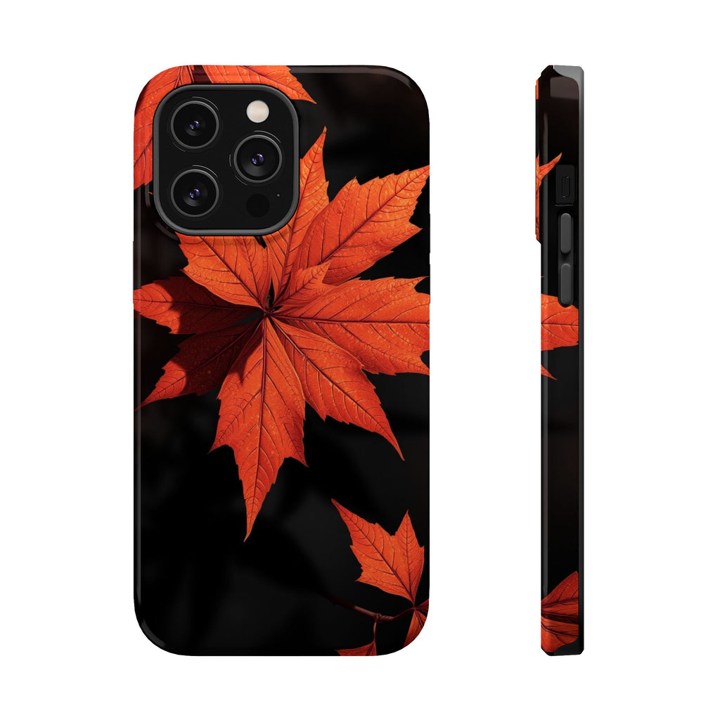 iPhone Charcoal And Copper Autumn Maple Slim Everyday iPhone Designer · iPhone C