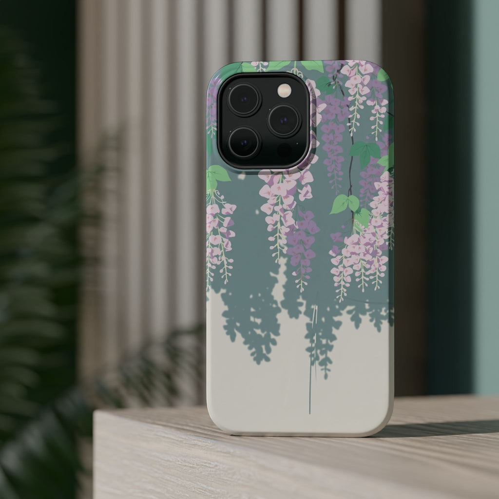iPhone Dreamy Wisteria Cascade Design Slim Everyday Designer Case · iPhone Case