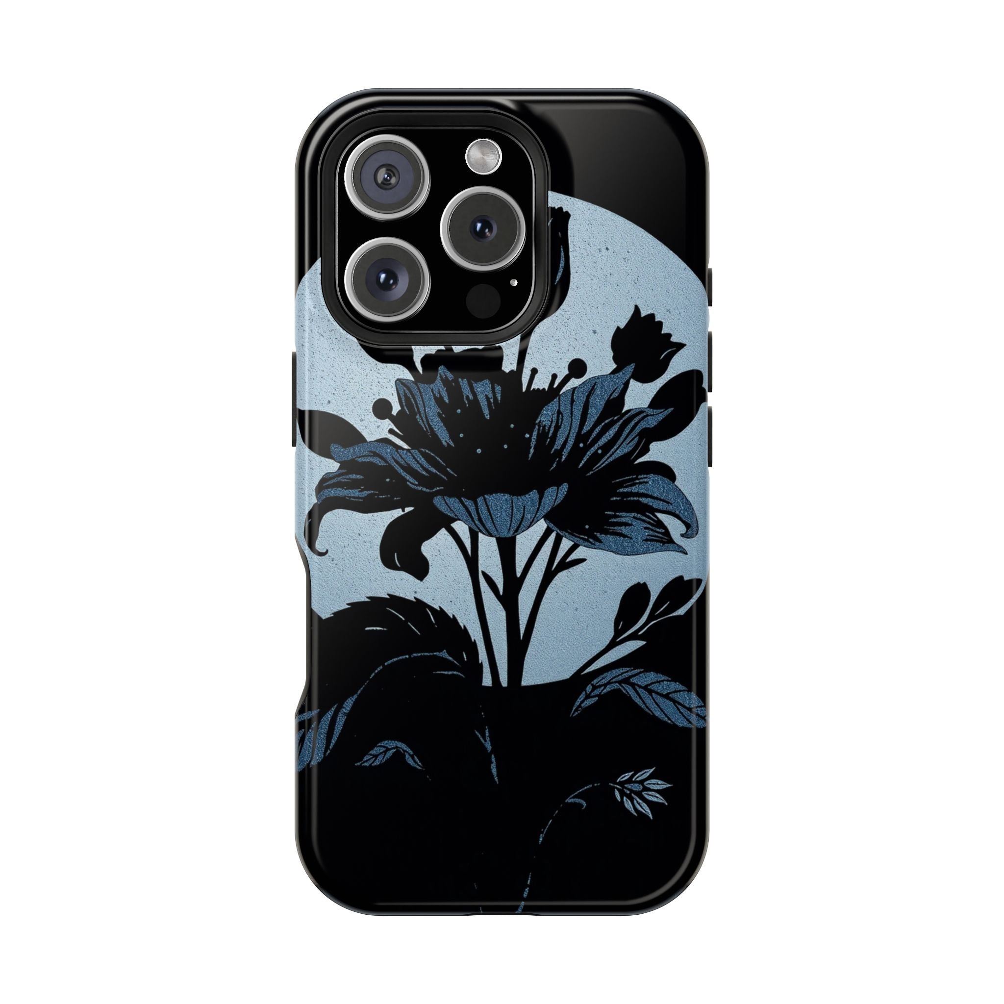 iPhone Radiant Floral Silhouette Design Slim Everyday Designer Case · iPhone Cas