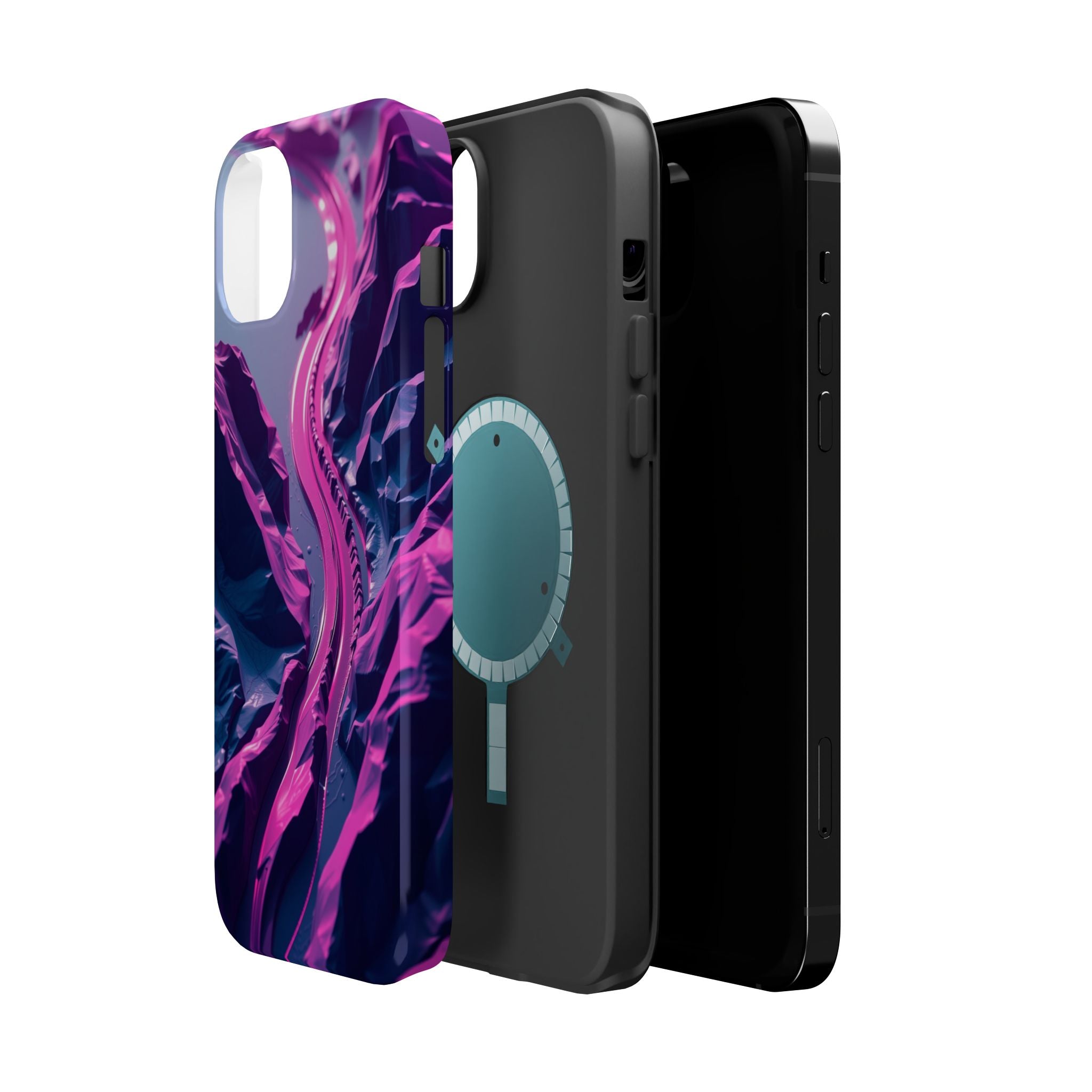 iPhone River Delta Aerial Electric Art Slim Everyday Designer Case · iPhone Case