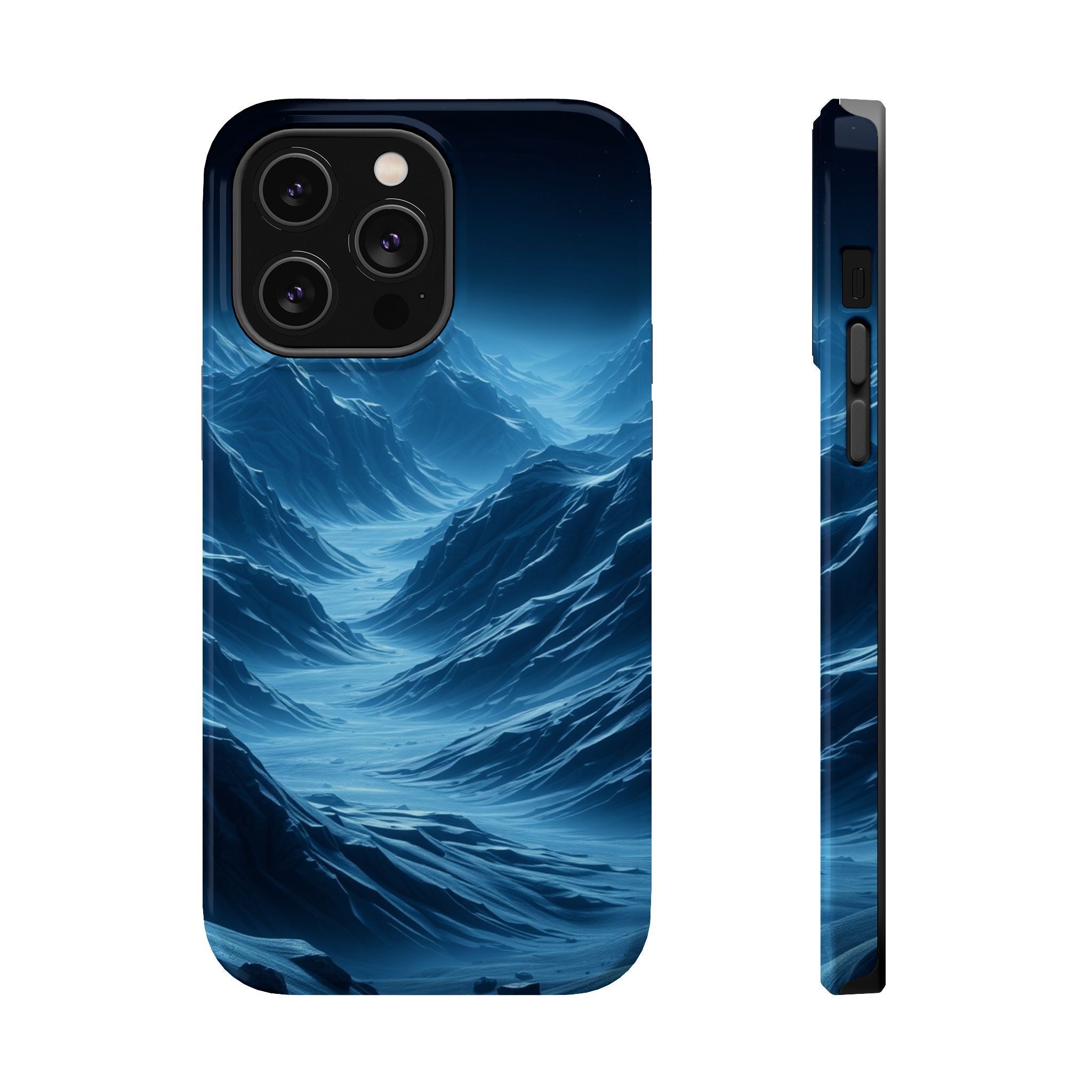 iPhone Midnight Blue And Silver Valley Floor Slim iPhone Everyday · iPhone Case
