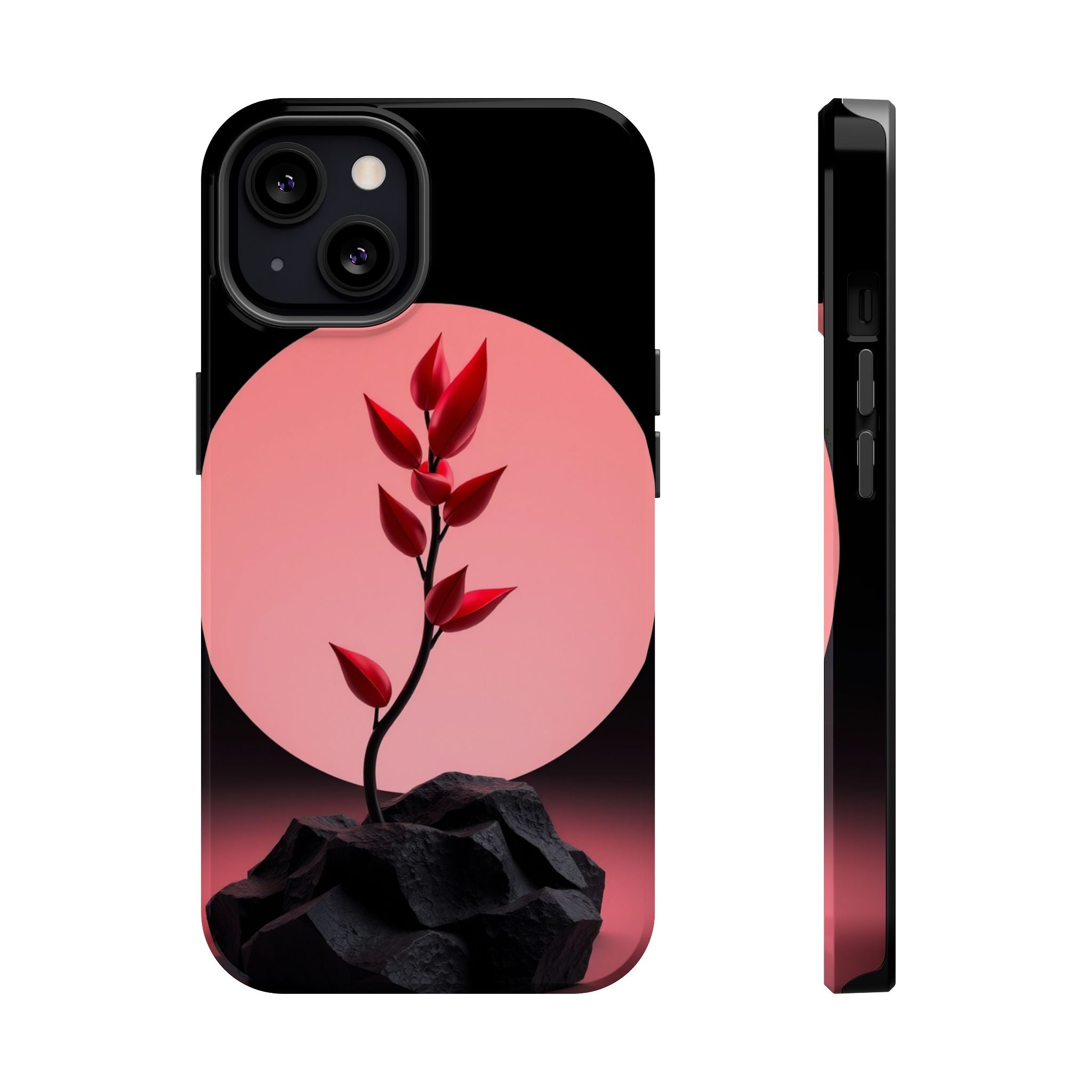iPhone Serene Minimalist Stem Design Slim Everyday Designer Case · iPhone Case