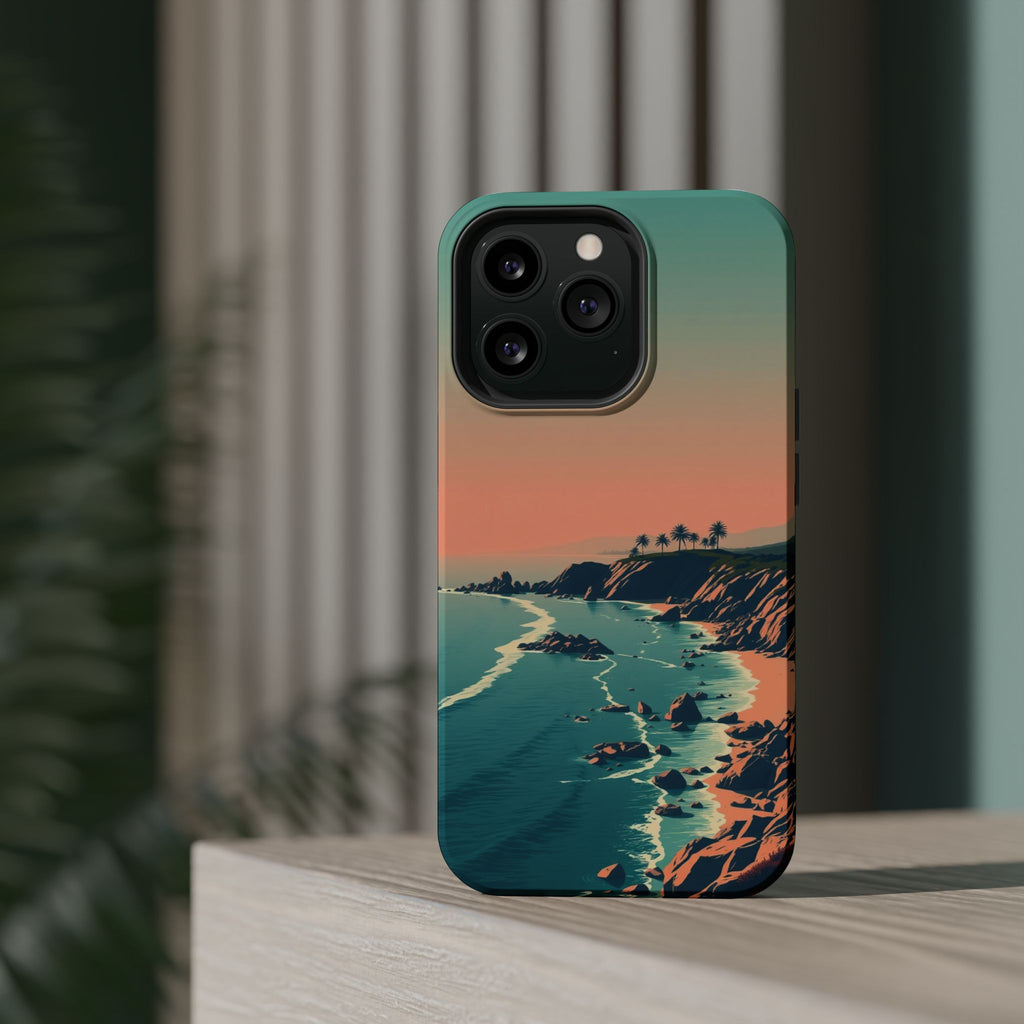 iPhone Radiant Pebble Beach Design Bold Modern Everyday Snap Case · iPhone Case