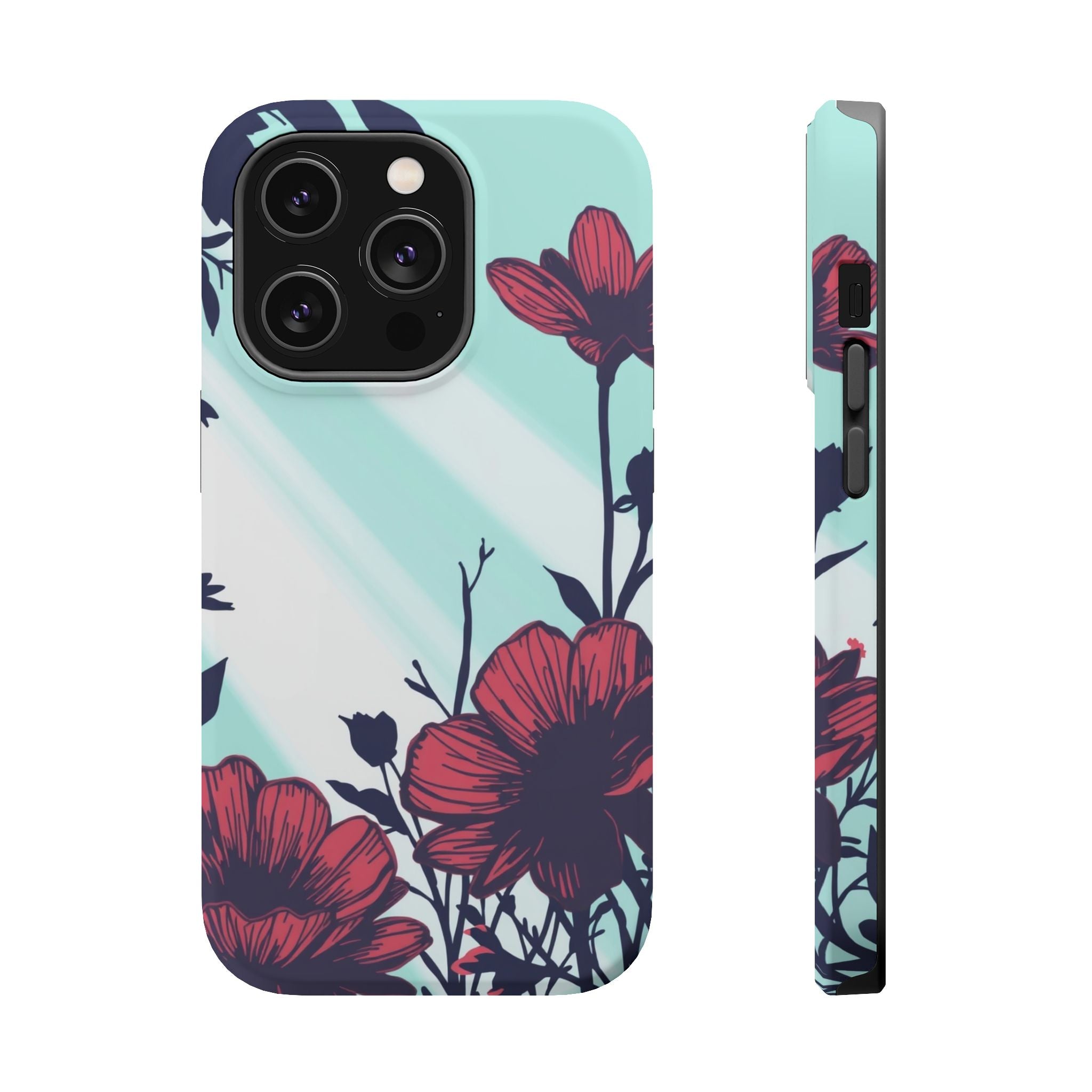 iPhone Floral Silhouette Cinematic Art Slim Everyday Designer Case · iPhone Case