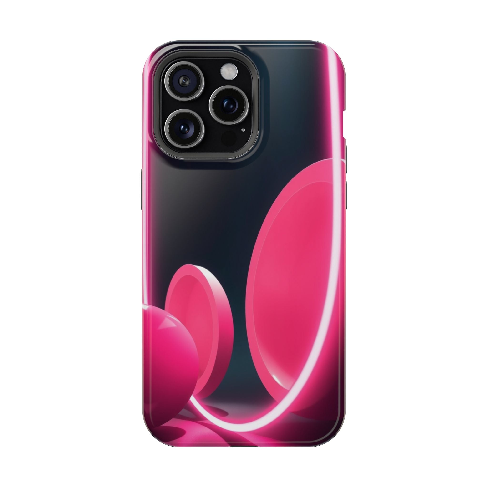iPhone 1960s Mod Circles Neon Cyberpunk Slim Everyday Designer Case · iPhone Cas