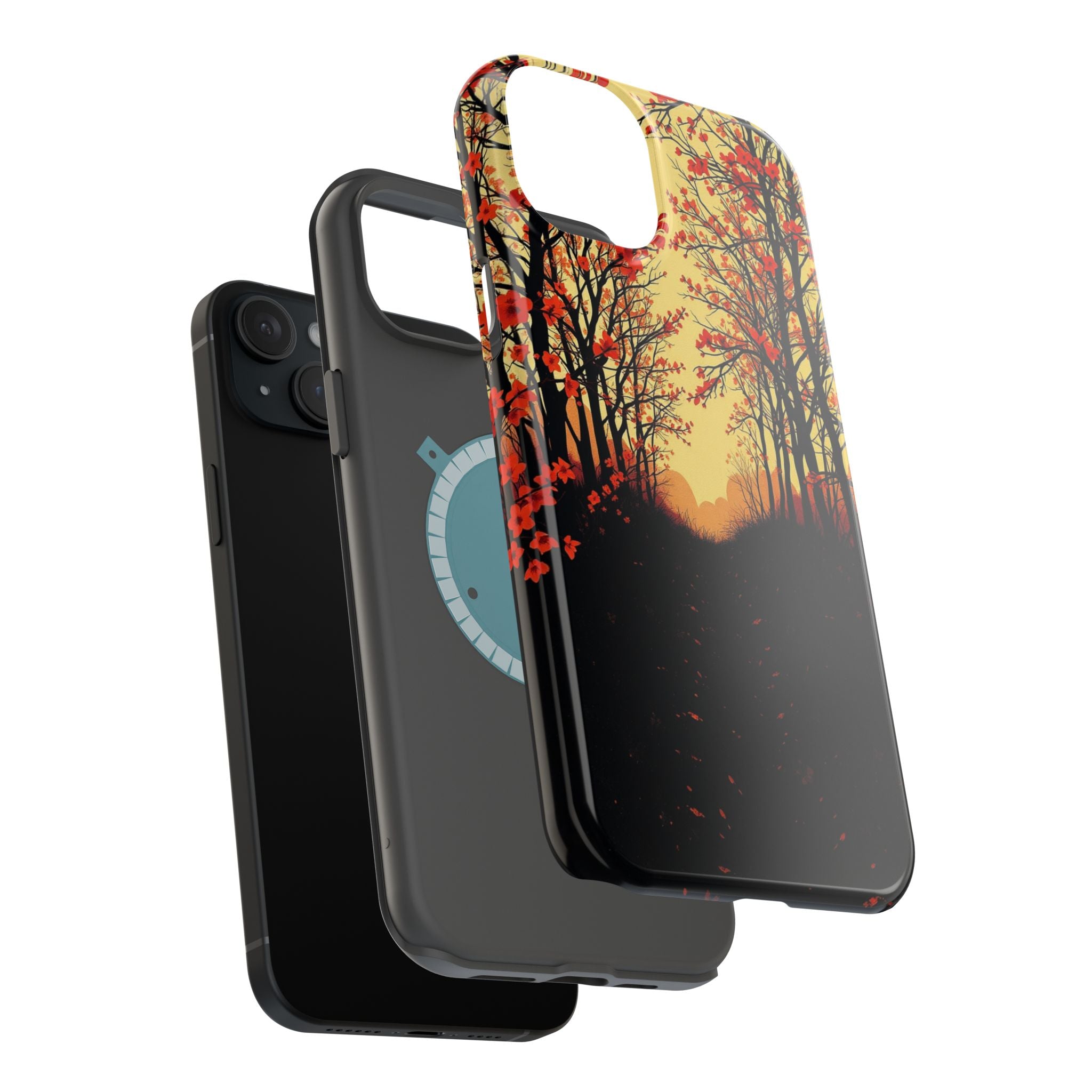 iPhone Dreamy Blossom Trail Design Bold Modern Everyday Snap Case · iPhone Case