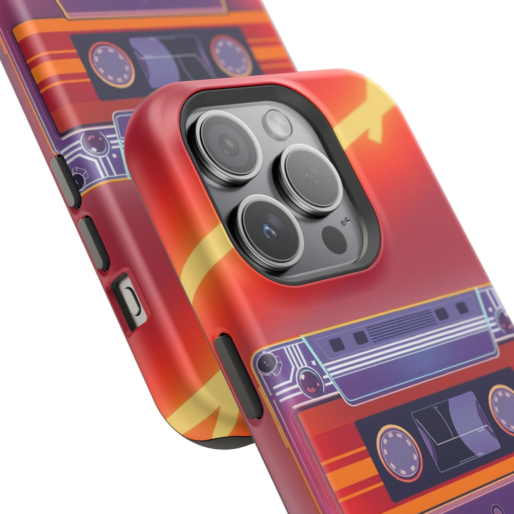 iPhone Cassette Tape Rewind Bold Art Slim Everyday Designer Case · iPhone Case