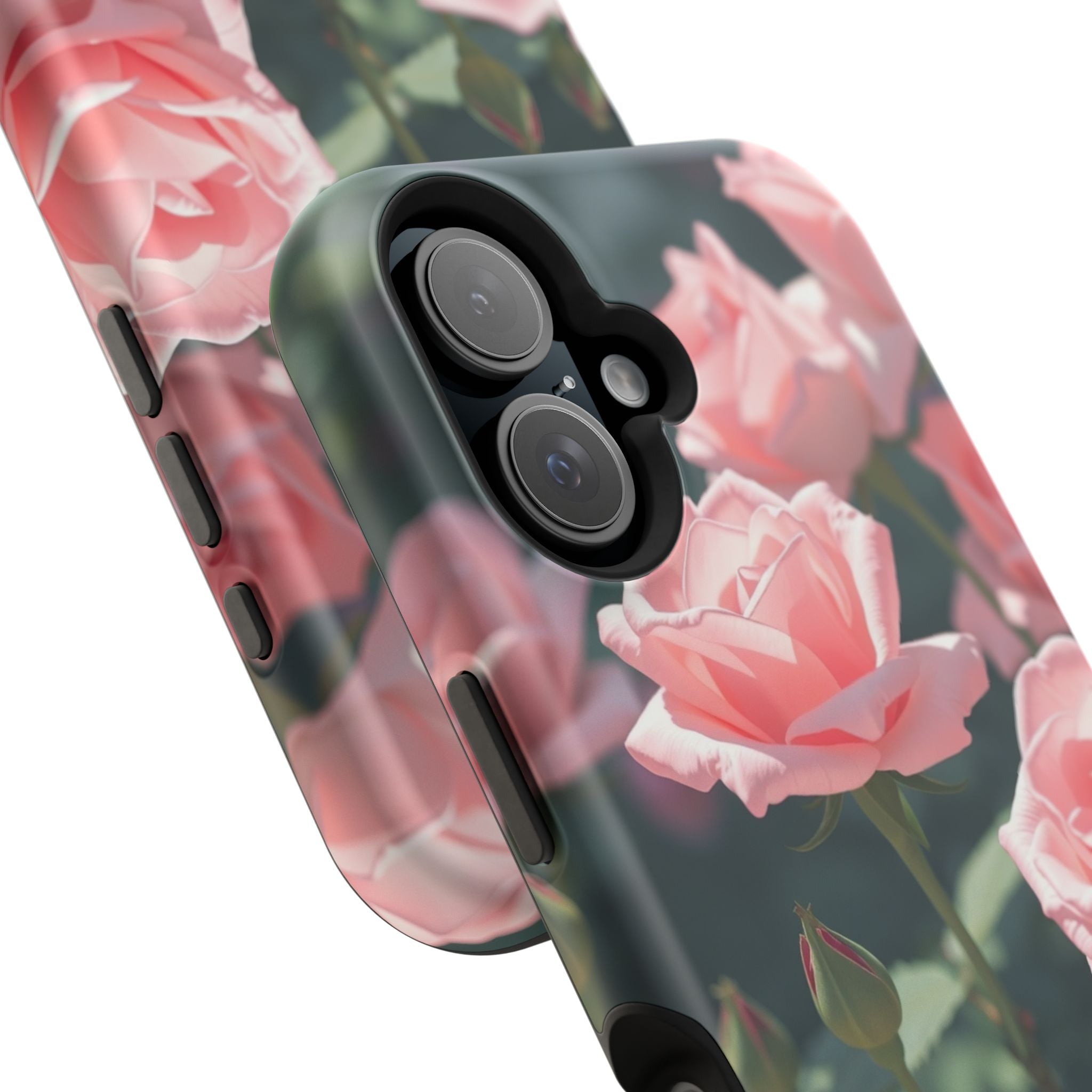 iPhone Mint And Blush Rose Garden Bold Modern Everyday Snap Case · iPhone Case