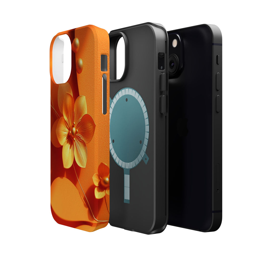 iPhone Floral Geometric Gold Foil Luxury Slim Everyday iPhone Designer · iPhone
