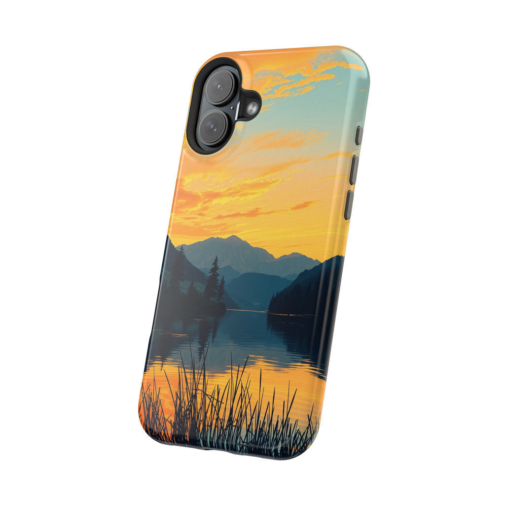 iPhone Lake at Twilight Oil Painting Impressionist iPhone Artistic · iPhone Case