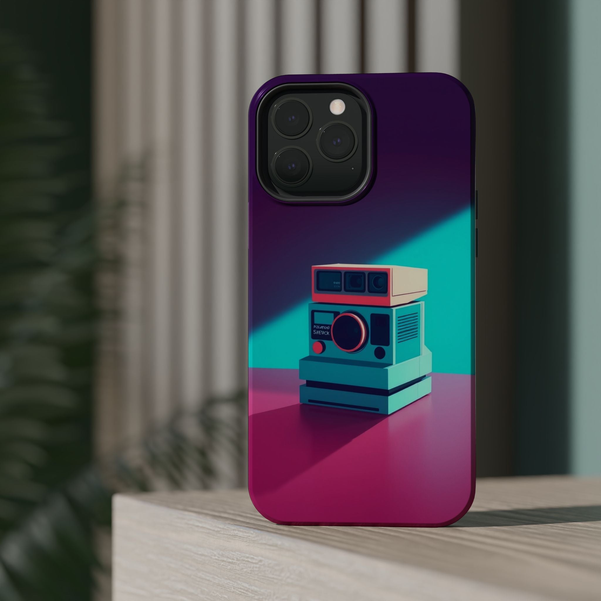 iPhone Polaroid Stack Memory Pop Art Bold Slim Everyday Designer Case · iPhone C