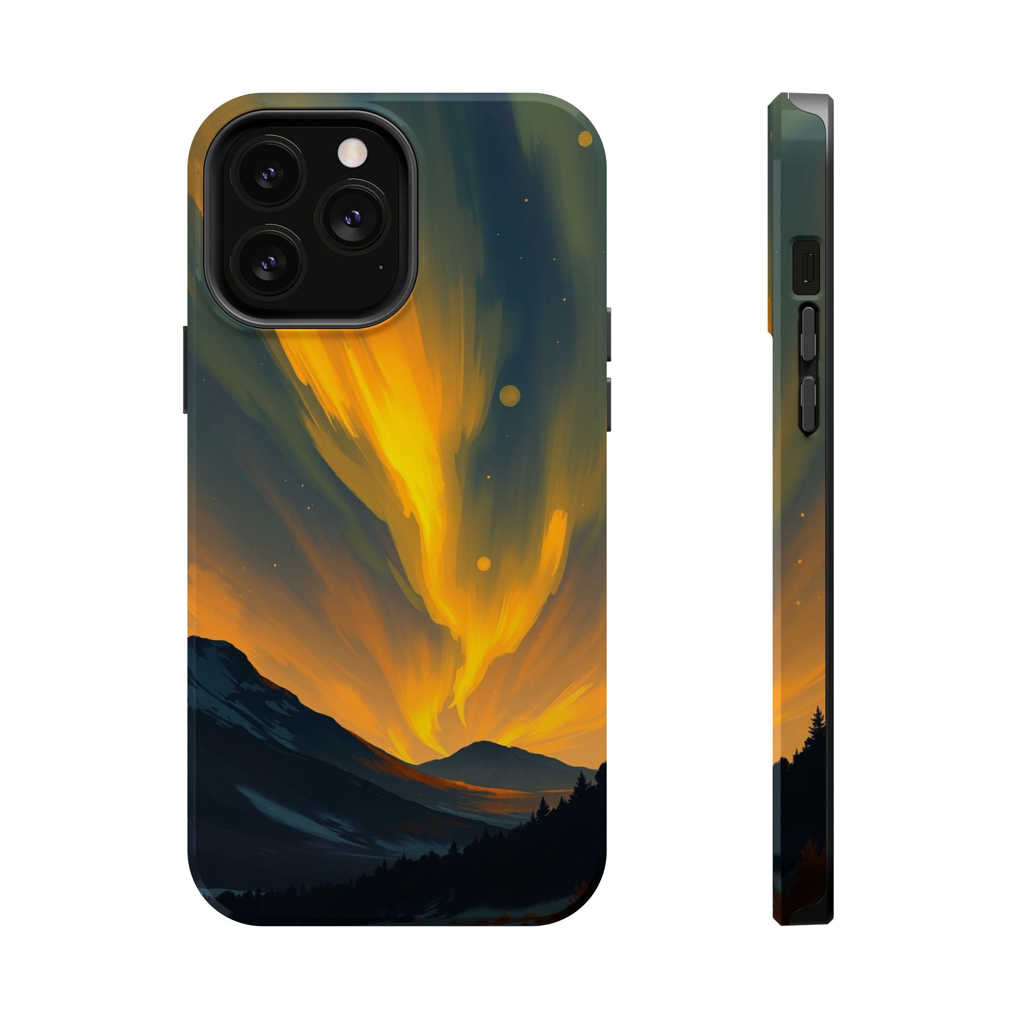 iPhone Serene Northern Lights Design Slim Everyday Designer Case · iPhone Case