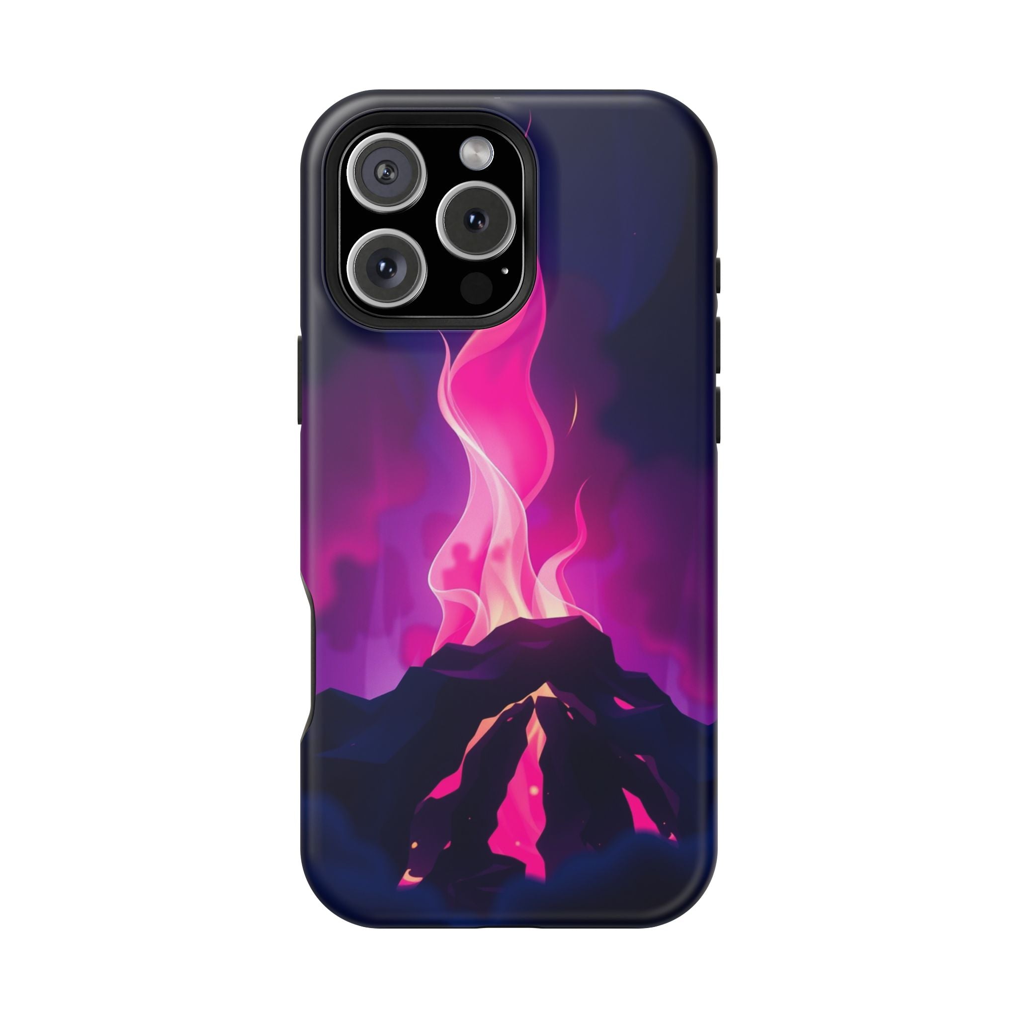 iPhone Cyan And Magenta Wildfire Glow Slim Everyday Designer Case · iPhone Case