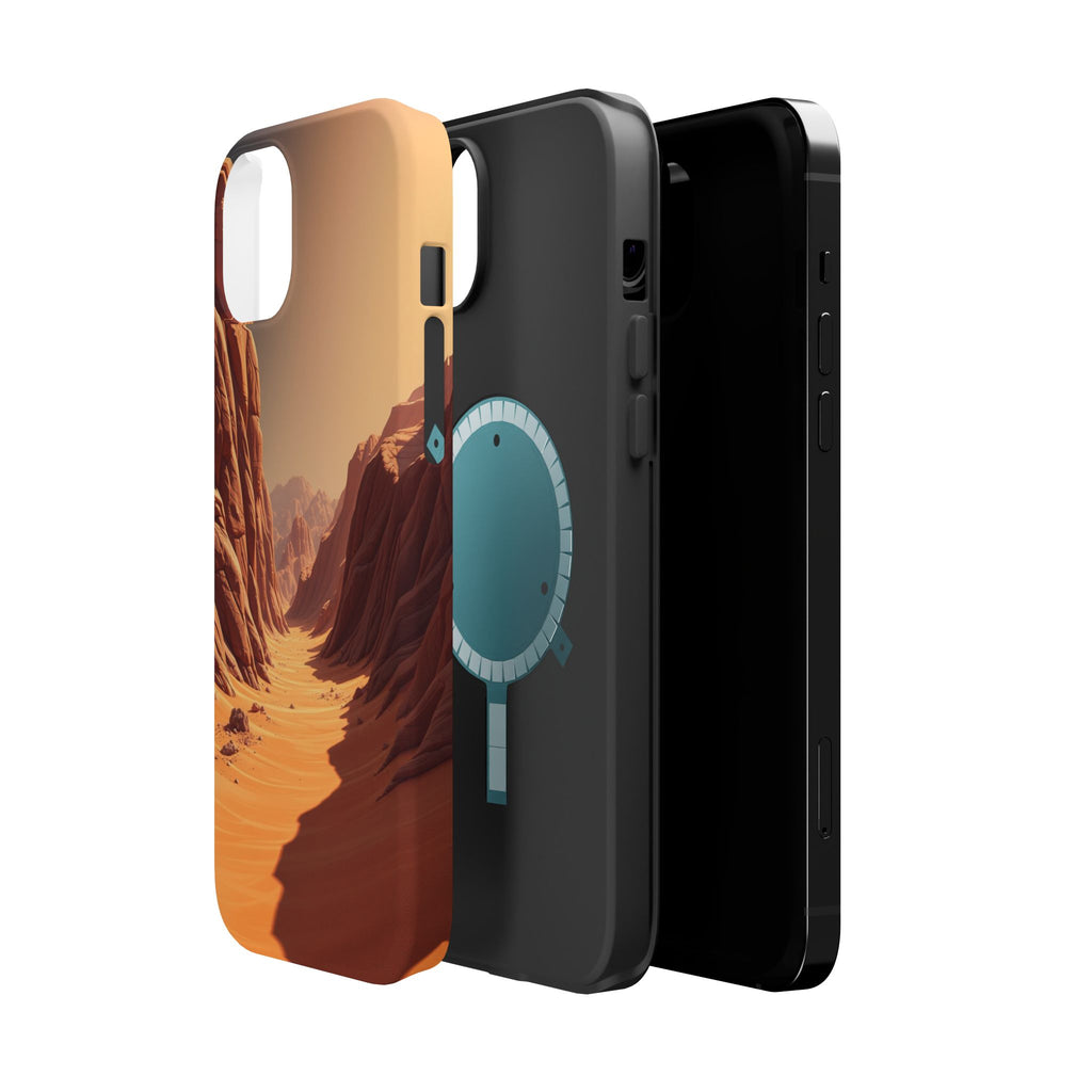 iPhone Burnt Orange And Sand Valley Floor Slim iPhone 20 Everyday · iPhone Case