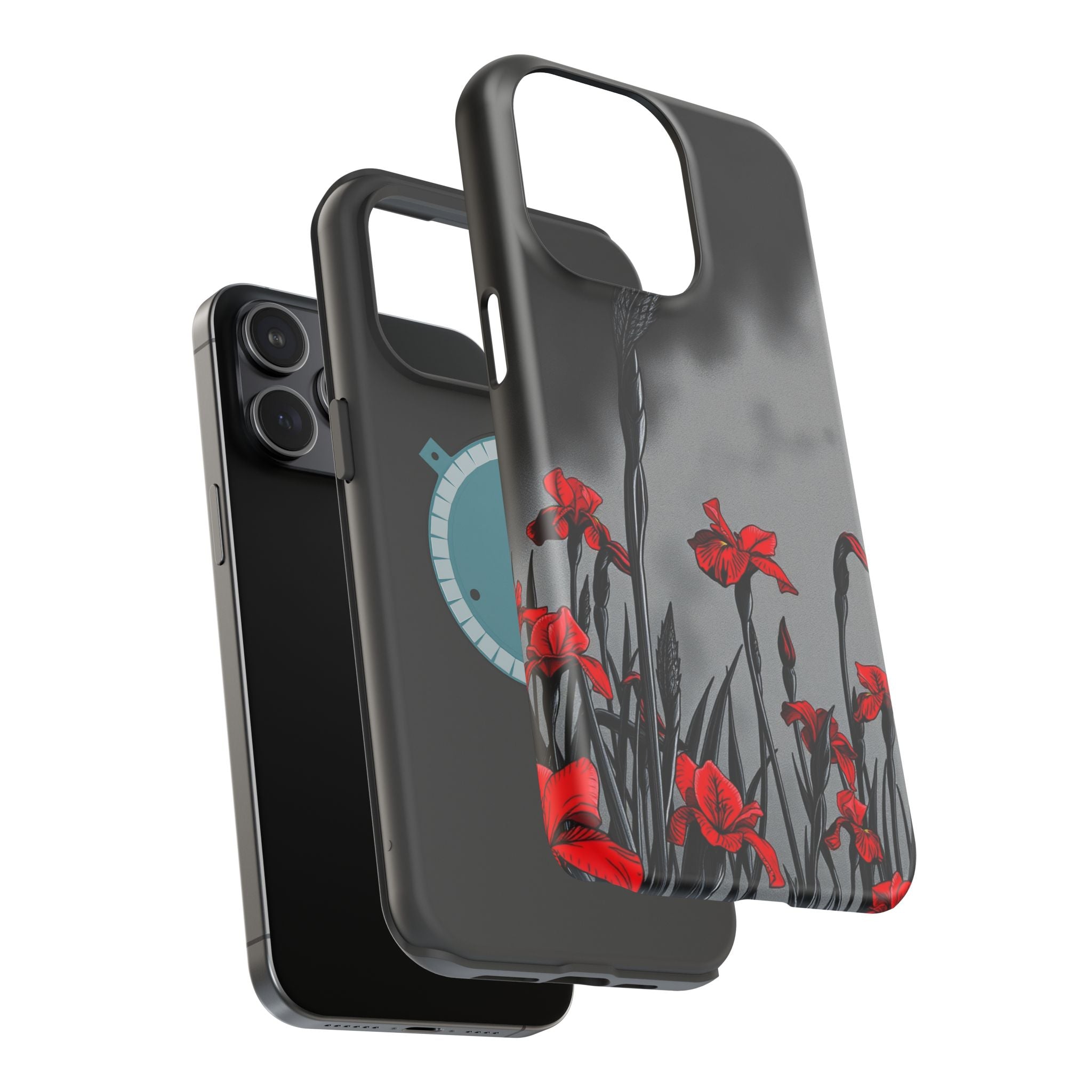 iPhone Iris Garden Cinematic Art Soft Finish Everyday Cas Slim Snap Case · iPhon