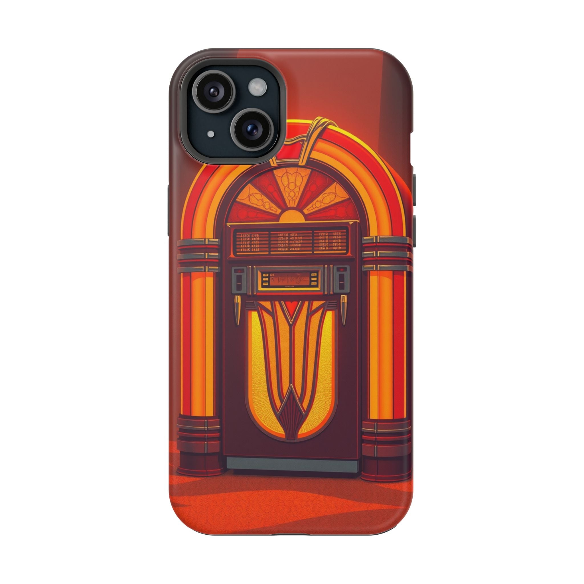iPhone Jukebox Glow Pop Art Bold Bold Modern Everyday Snap Case · iPhone Case