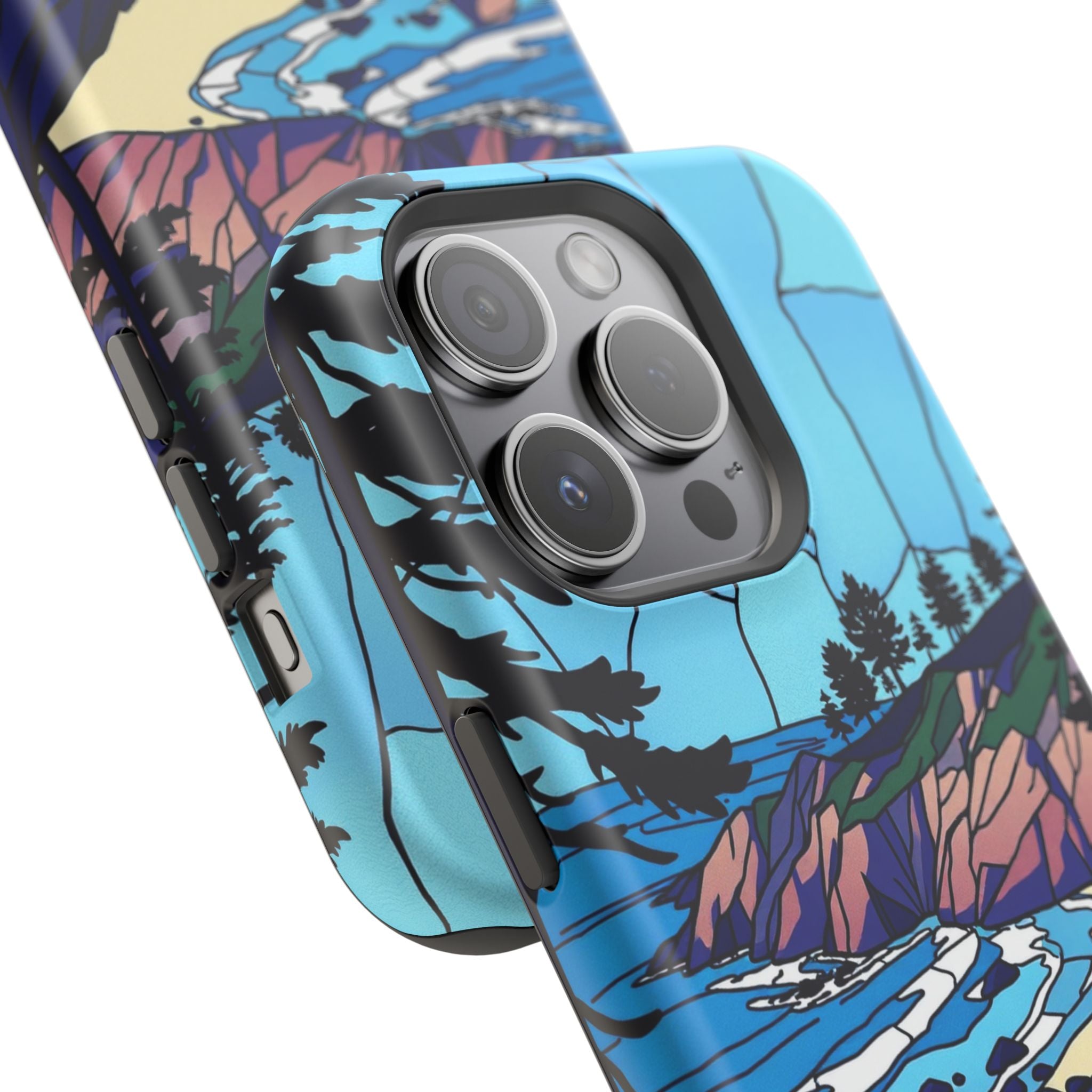 iPhone Indigo And Violet Pebble Beach Slim Everyday iPhone 11 Designer · iPhone