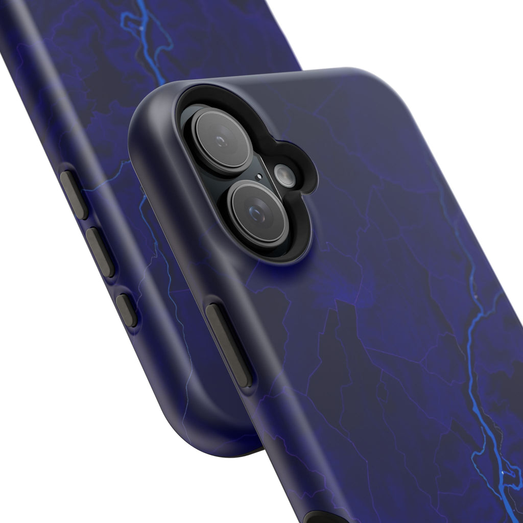 iPhone Thermal Map Dark Gothic Ink Bold Modern Everyday Snap Case · iPhone Case