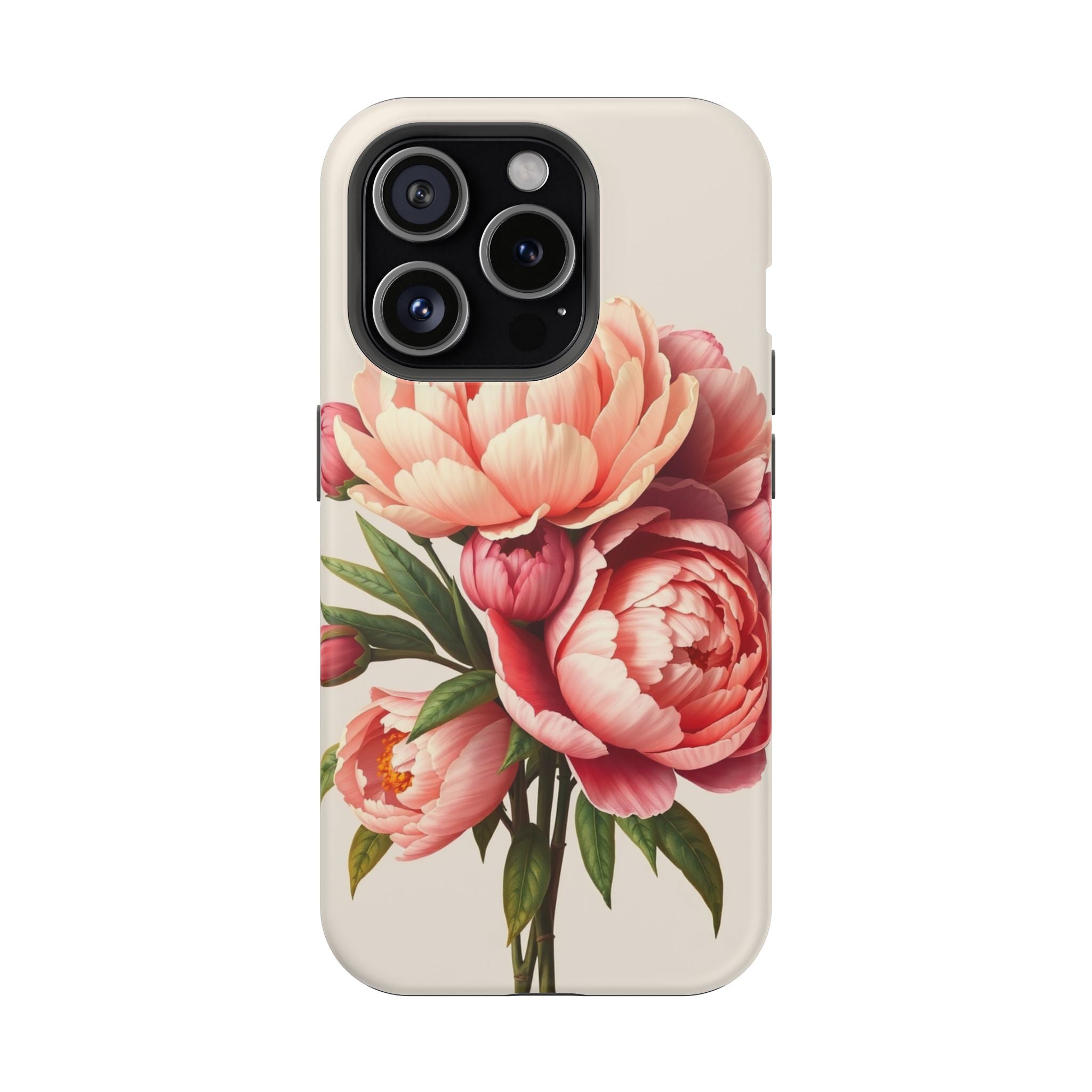 iPhone Rose Pink And Cream Peony Bouquet Slim Everyday iPhone Designer · iPhone