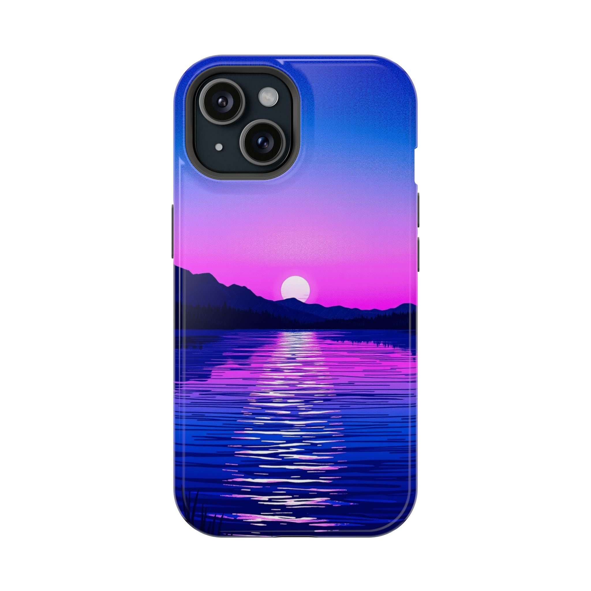 iPhone Indigo And Violet Lake at Twilight Slim iPhone Everyday Designer · iPhone