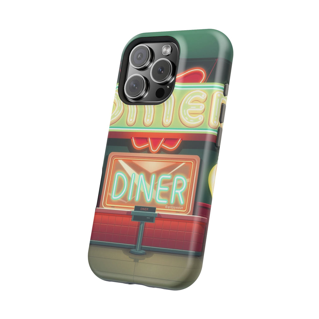 iPhone Neon Diner Sign Mystic Art Bold Modern Everyday Snap Case · iPhone Case