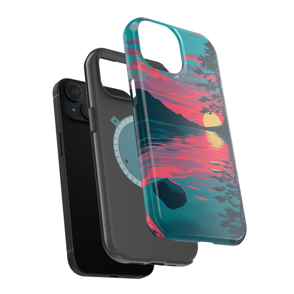 iPhone Dreamy Lake at Twilight Design Slim Everyday iPhone 16 Designer · iPhone