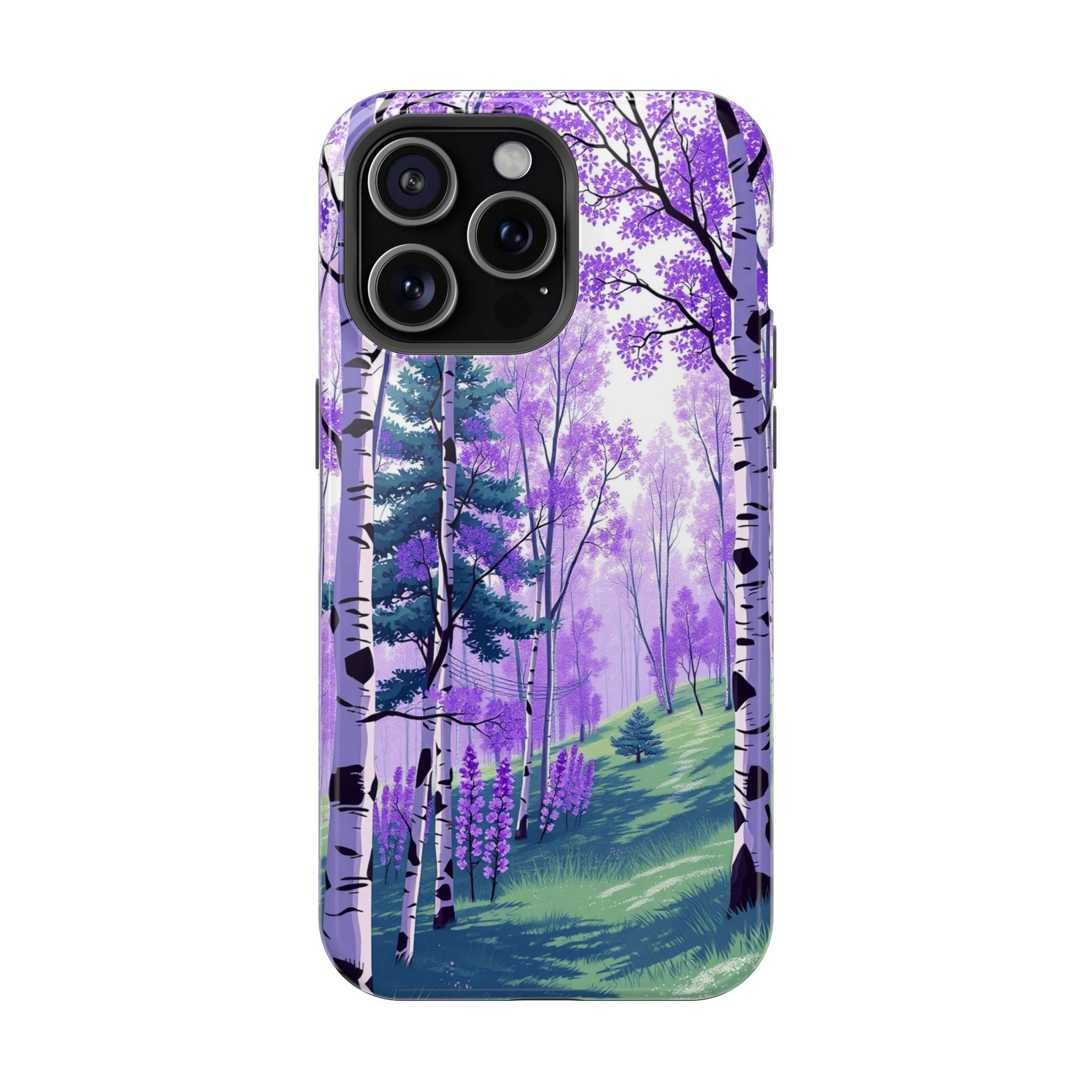 iPhone Birch Grove Electric Art Slim Everyday Designer Case · iPhone Case