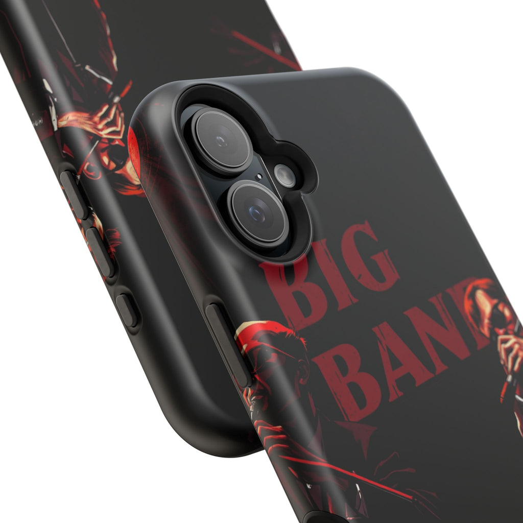 iPhone Black And Crimson Big Band Era Slim Everyday Designer Case · iPhone Case