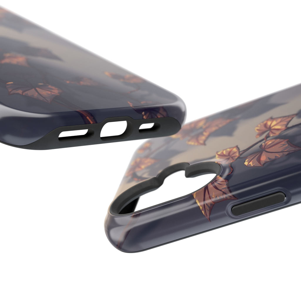 iPhone Charcoal And Copper Art Nouveau Vine Soft iPhone 13 Finish · iPhone Case