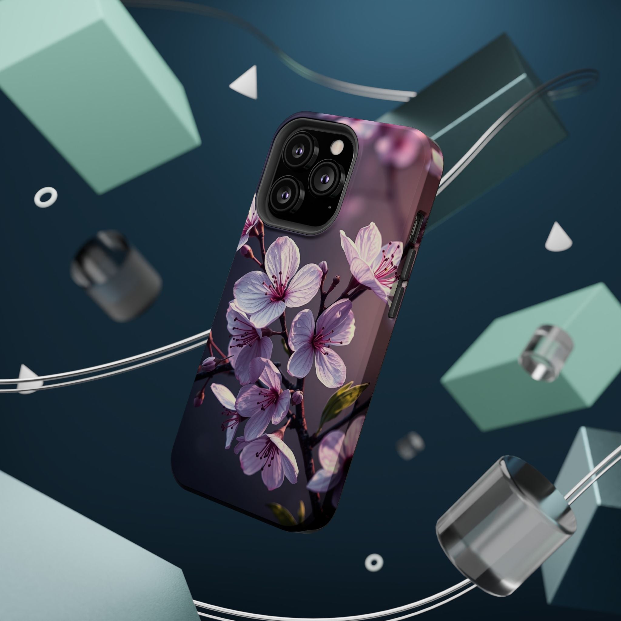 iPhone Cherry Blossom Enchanted Art Artistic Everyday Cas Slim Snap Case · iPhon